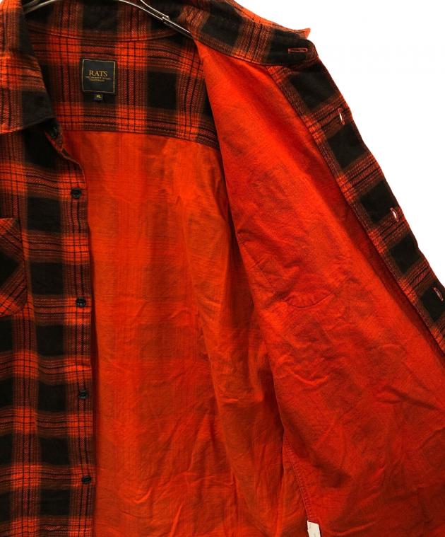 中古・古着通販】RATS (ラッツ) チェックネルシャツ PRINT FLANNEL