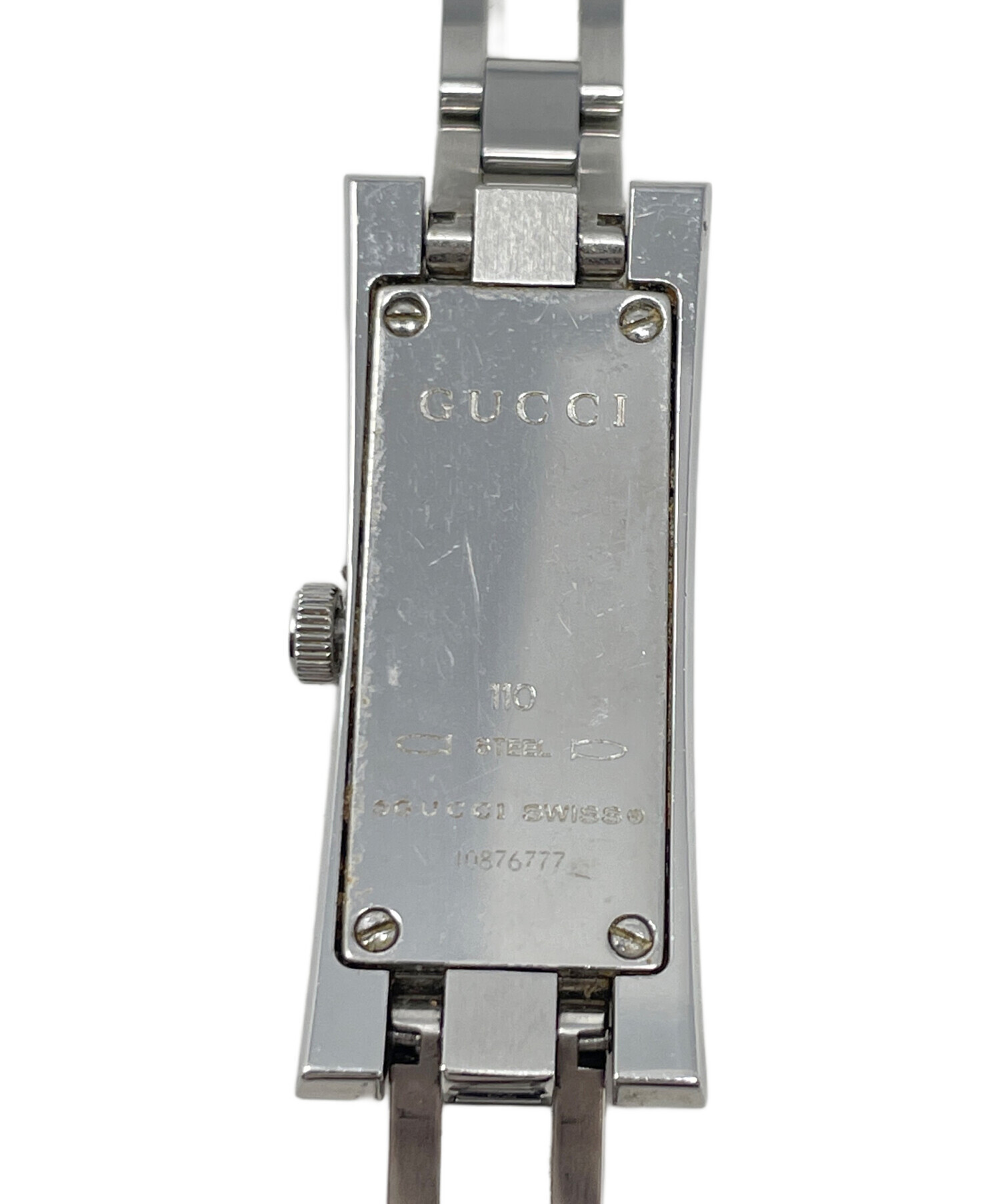 GUCCI ヴィンテージクォーツ腕時計 未使用品 中古・古着通販】GUCCI (グッチ) 腕時計 クォーツ ホワイト サイズ