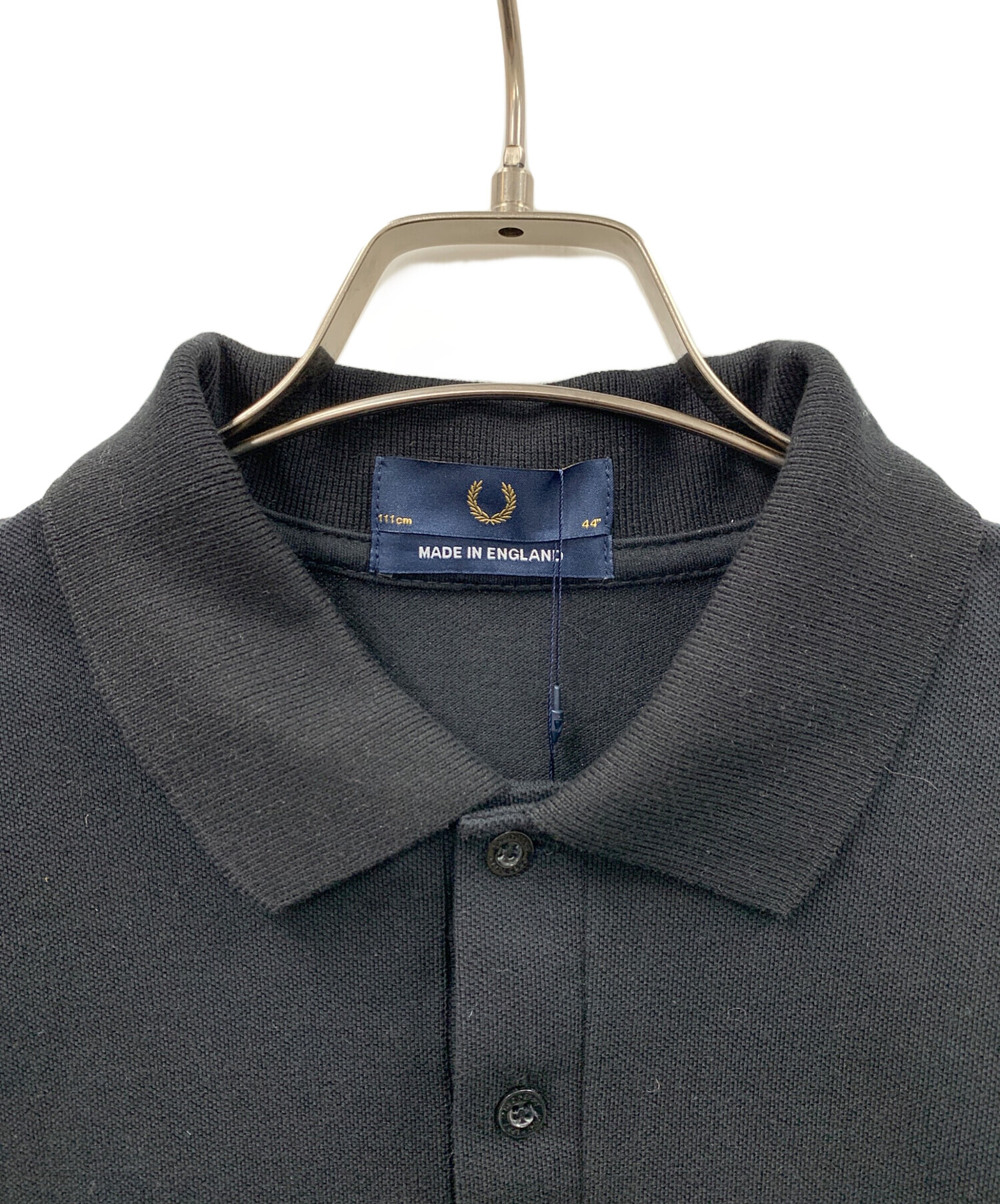 【未開封】【新品未使用】FRED PERRY ポロシャツ サイズ10 黒 中古・古着通販】FRED PERRY (フレッドペリー) ポロシャツ ブラック