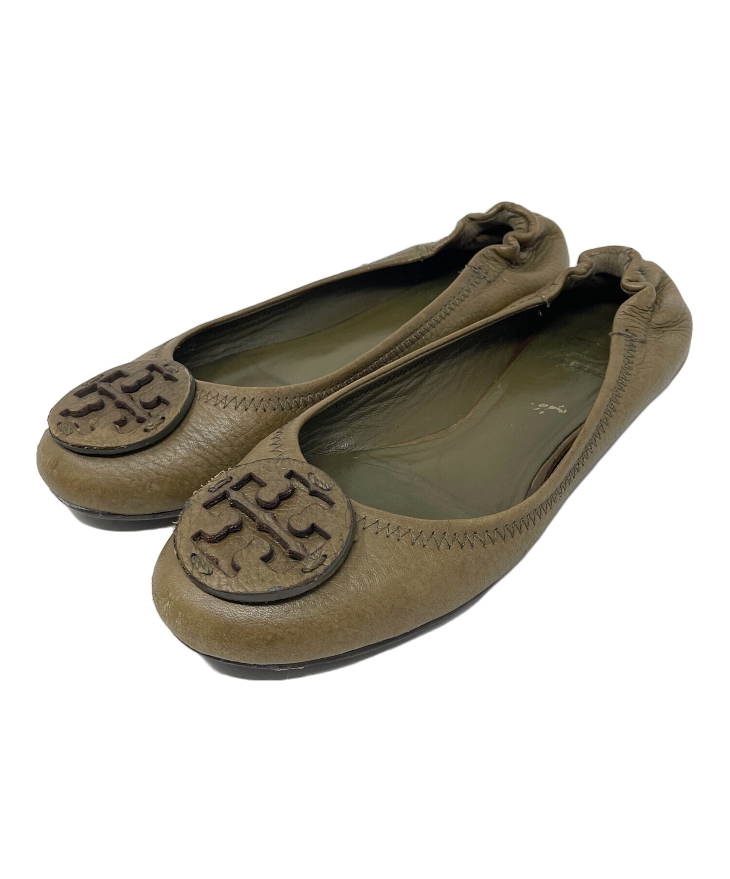 中古・古着通販】TORY BURCH (トリーバーチ) シューズ オリーブ サイズ
