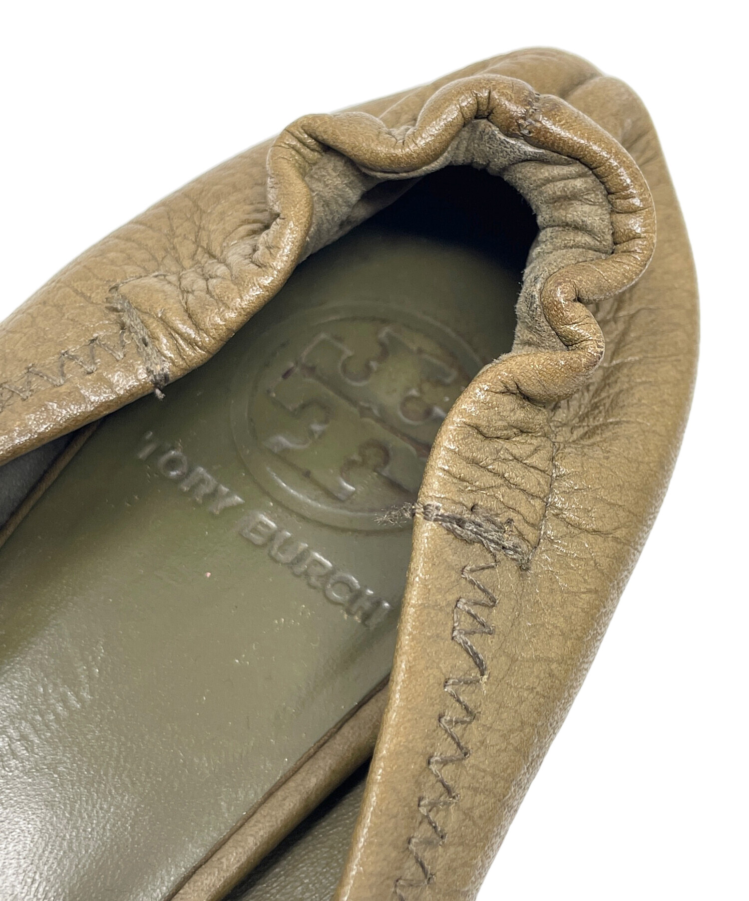 中古・古着通販】TORY BURCH (トリーバーチ) シューズ オリーブ サイズ