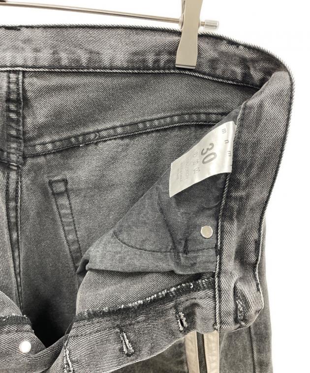 中古・古着通販】mnml (ミニマル) デニムパンツ グレー×レッド サイズ