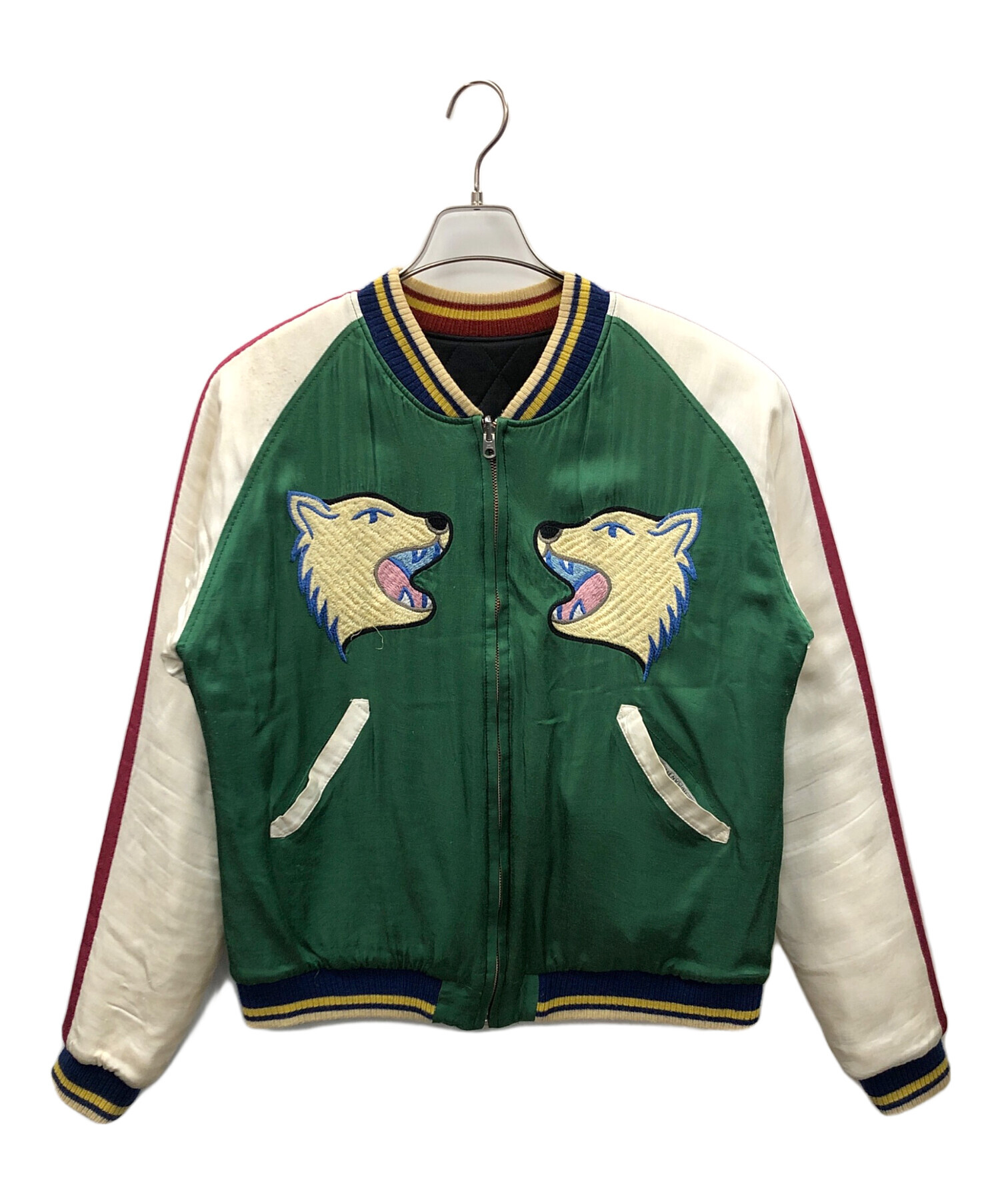中古・古着通販】HUMAN MADE (ヒューマンメイド) スカジャン グリーン