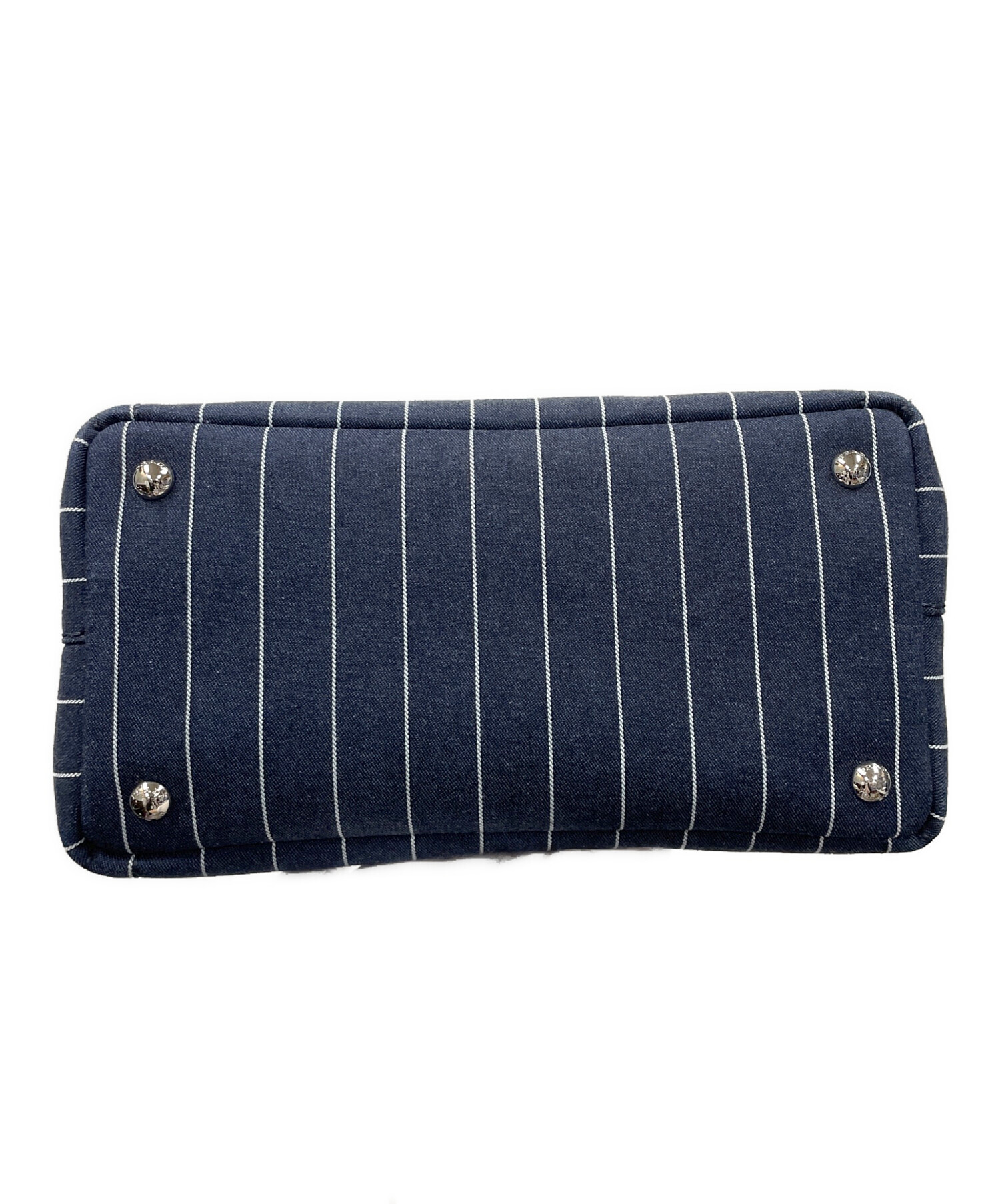 中古・古着通販】PRADA (プラダ) 2WAYバッグ トートバッグ DENIM RIGHE