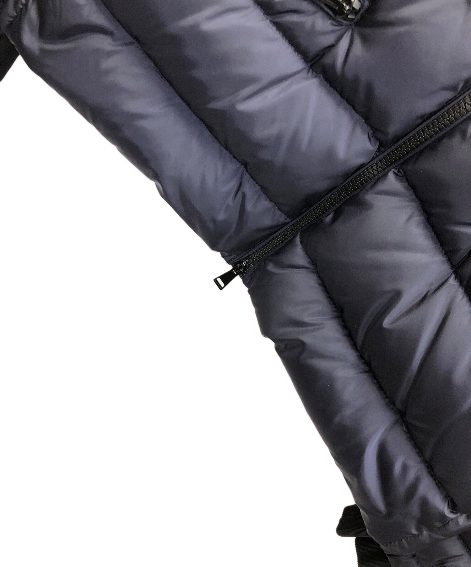 中古・古着通販】MONCLER (モンクレール) ダウンジャケット ブルー 中古・古着通販】MONCLER (モンクレール) ダウンジャケット ブルー