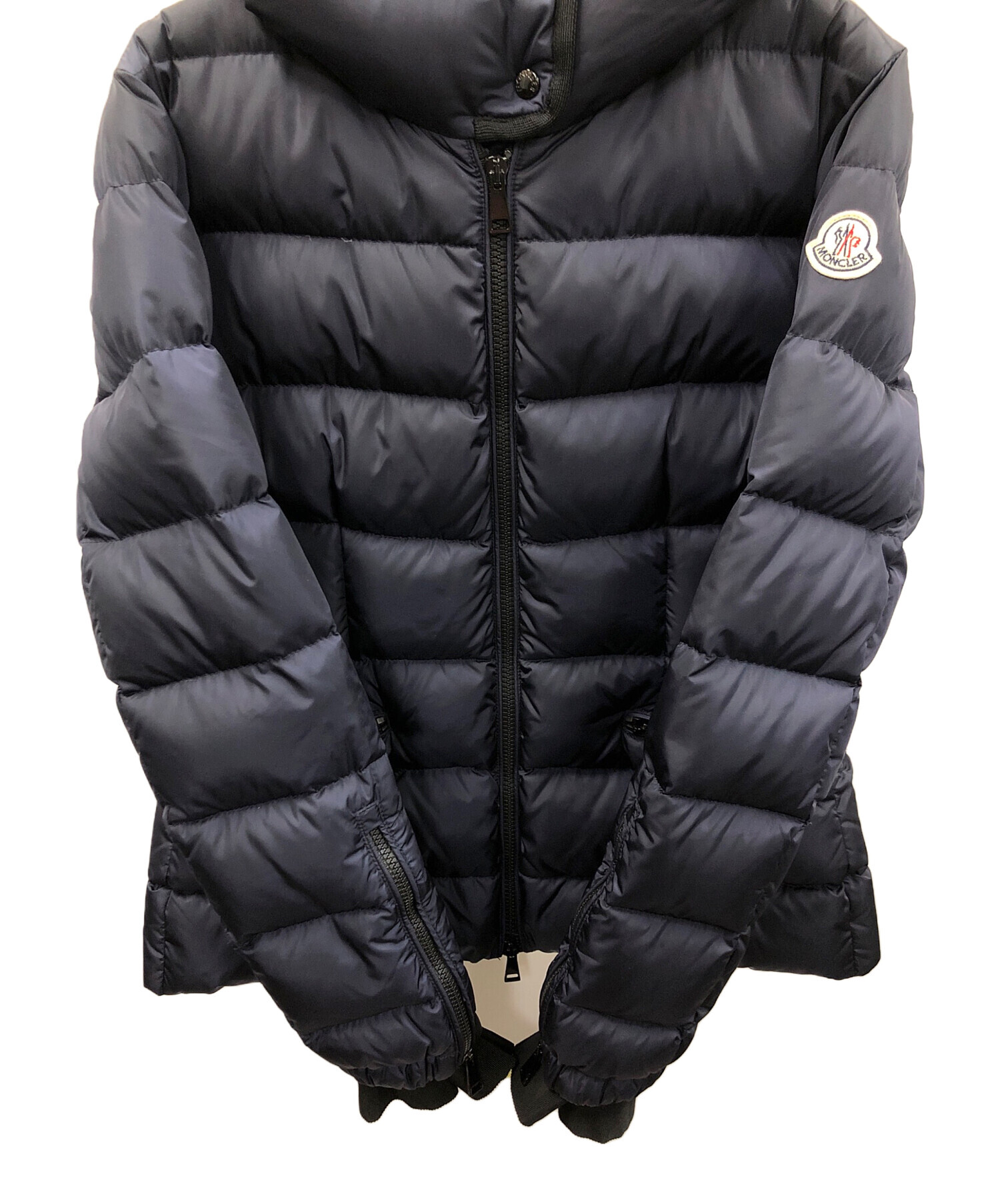 中古・古着通販】MONCLER (モンクレール) ダウンジャケット ブルー 中古・古着通販】MONCLER (モンクレール) ダウンジャケット ブルー