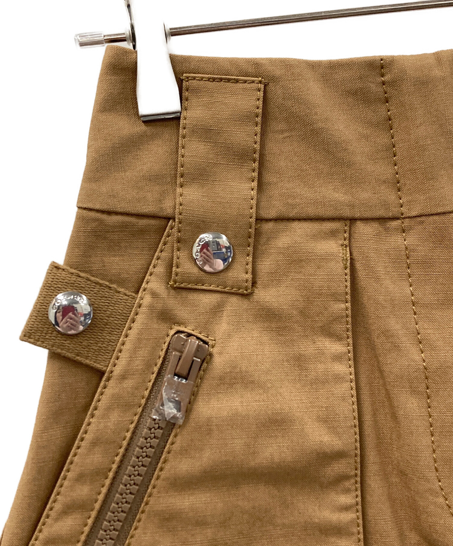 中古・古着通販】COACH (コーチ) ハーフパンツ ブラウン 未使用品