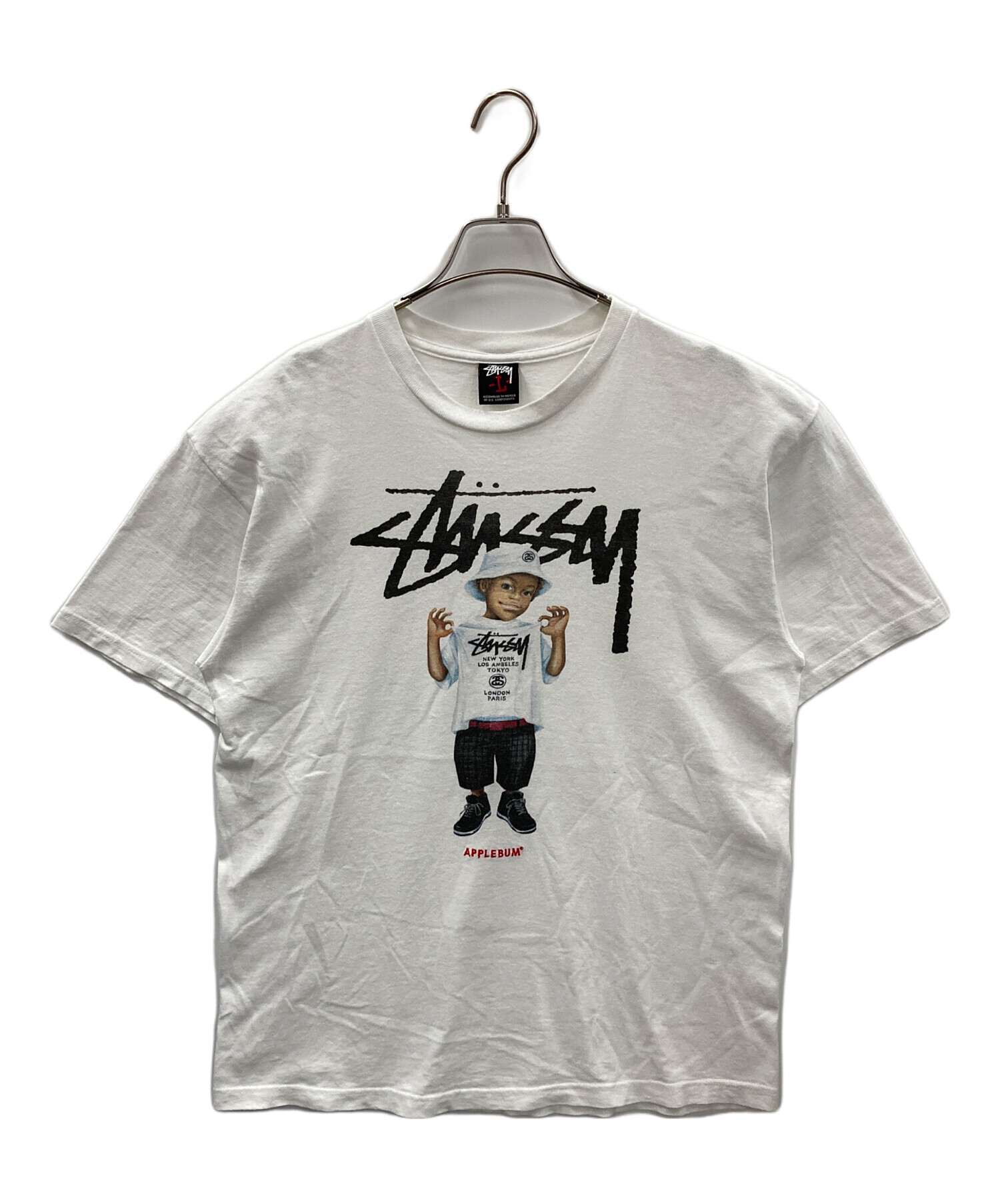 中古・古着通販】stussy (ステューシー) APPLEBUM (アップルバム) 半袖