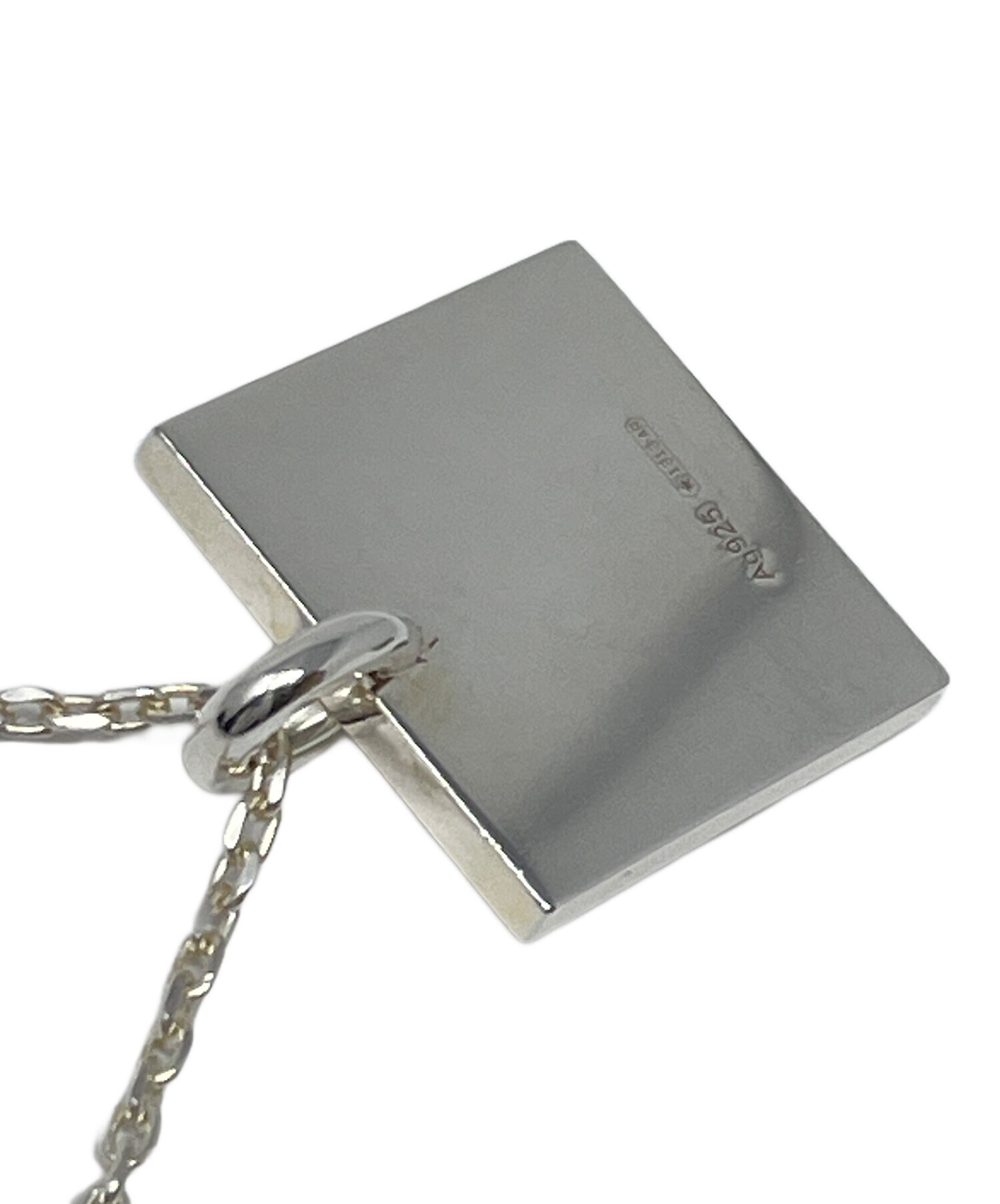中古・古着通販】GUCCI (グッチ) プレートネックレス サイズ:実寸