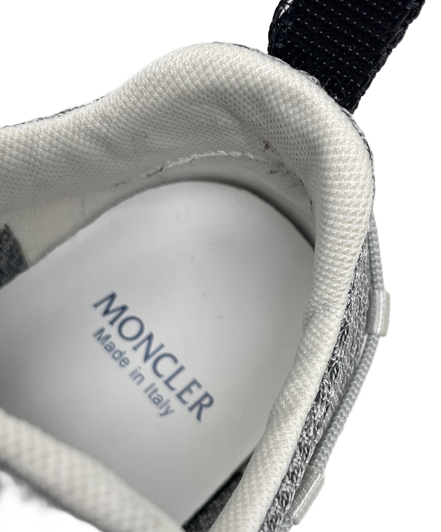 中古・古着通販】MONCLER (モンクレール) スニーカー ホワイト×グレー 