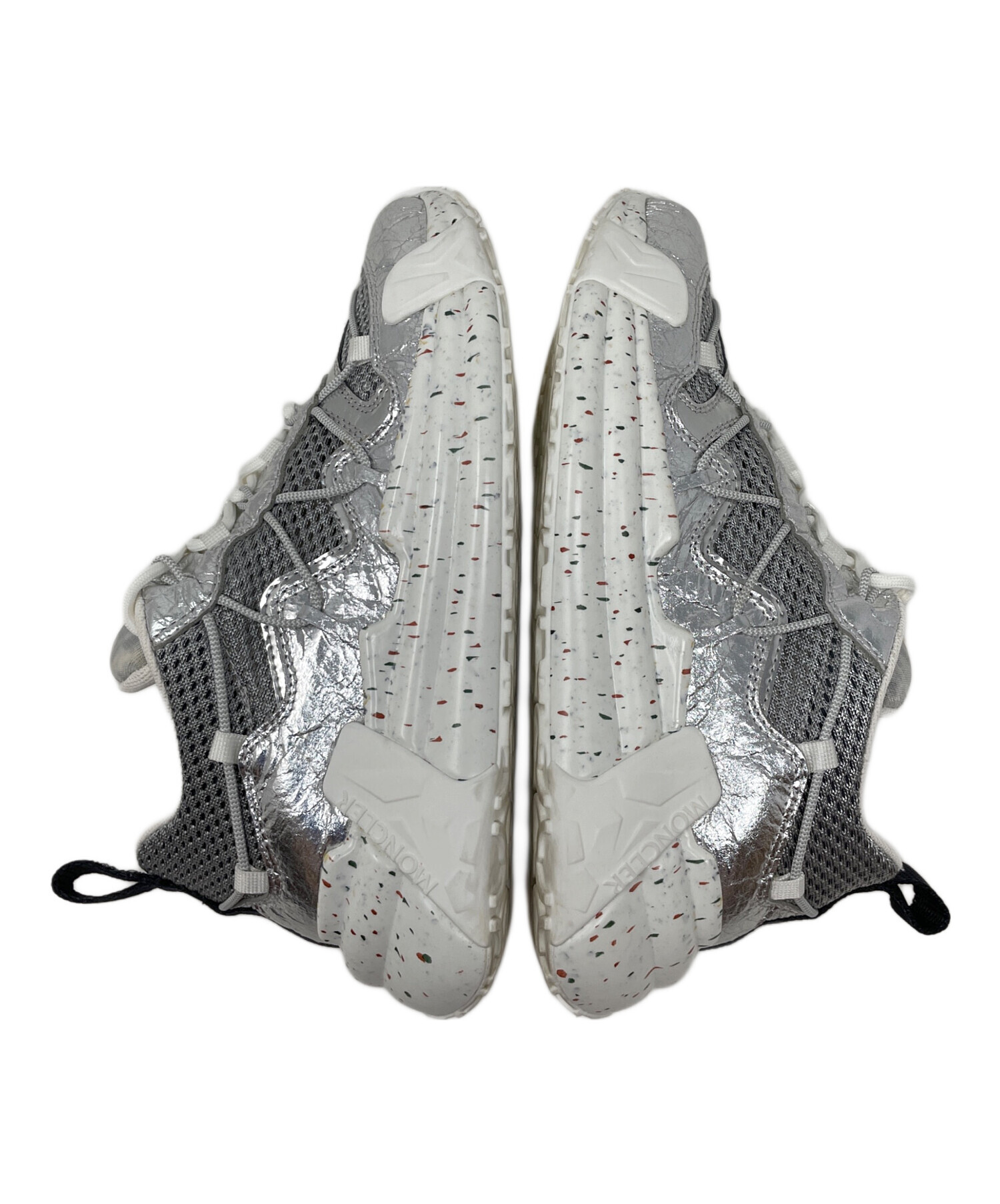 中古・古着通販】MONCLER (モンクレール) スニーカー ホワイト×グレー