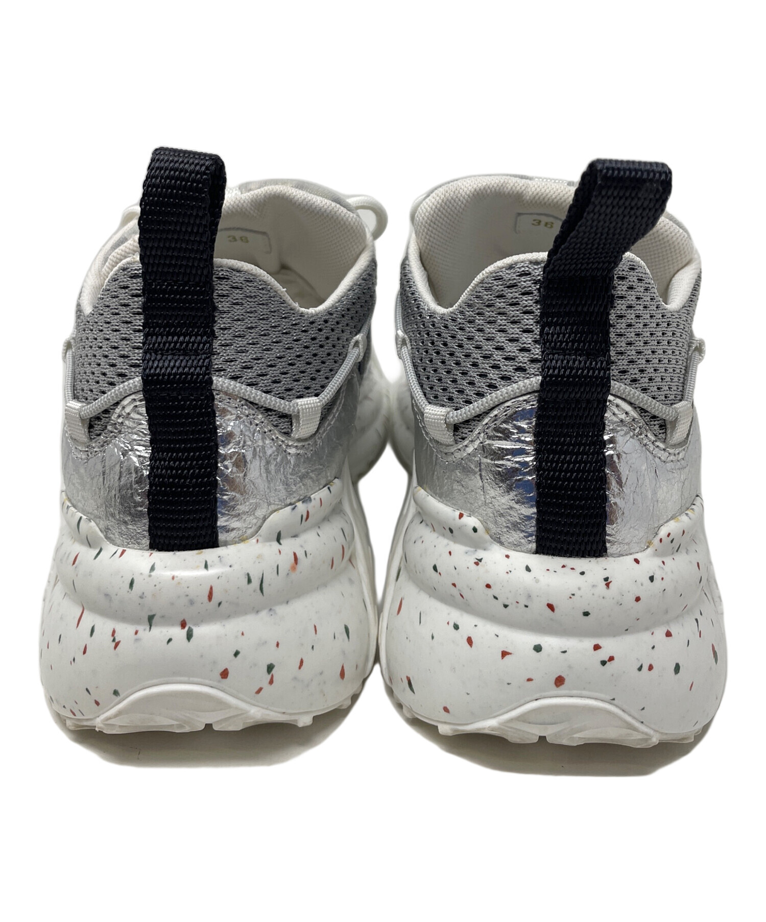 中古・古着通販】MONCLER (モンクレール) スニーカー ホワイト×グレー