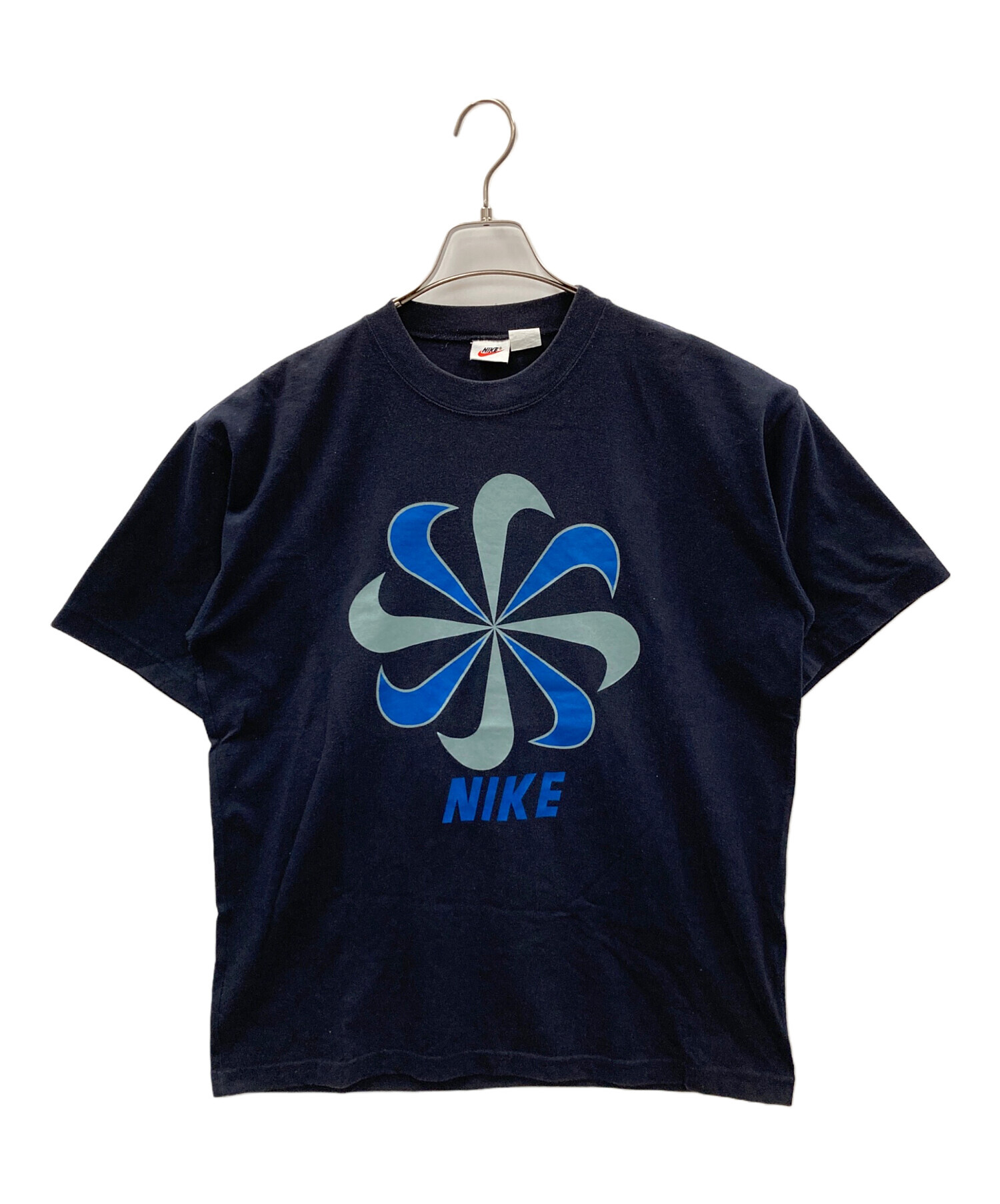 中古・古着通販】NIKE (ナイキ) 90s Tシャツ ネイビー サイズ:実寸