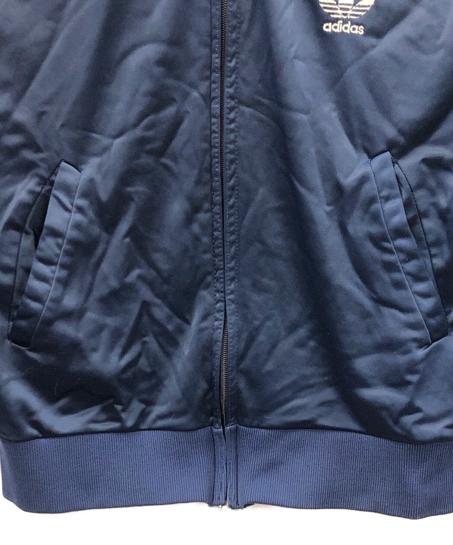 中古・古着通販】adidas (アディダス) トラックジャケット ネイビー