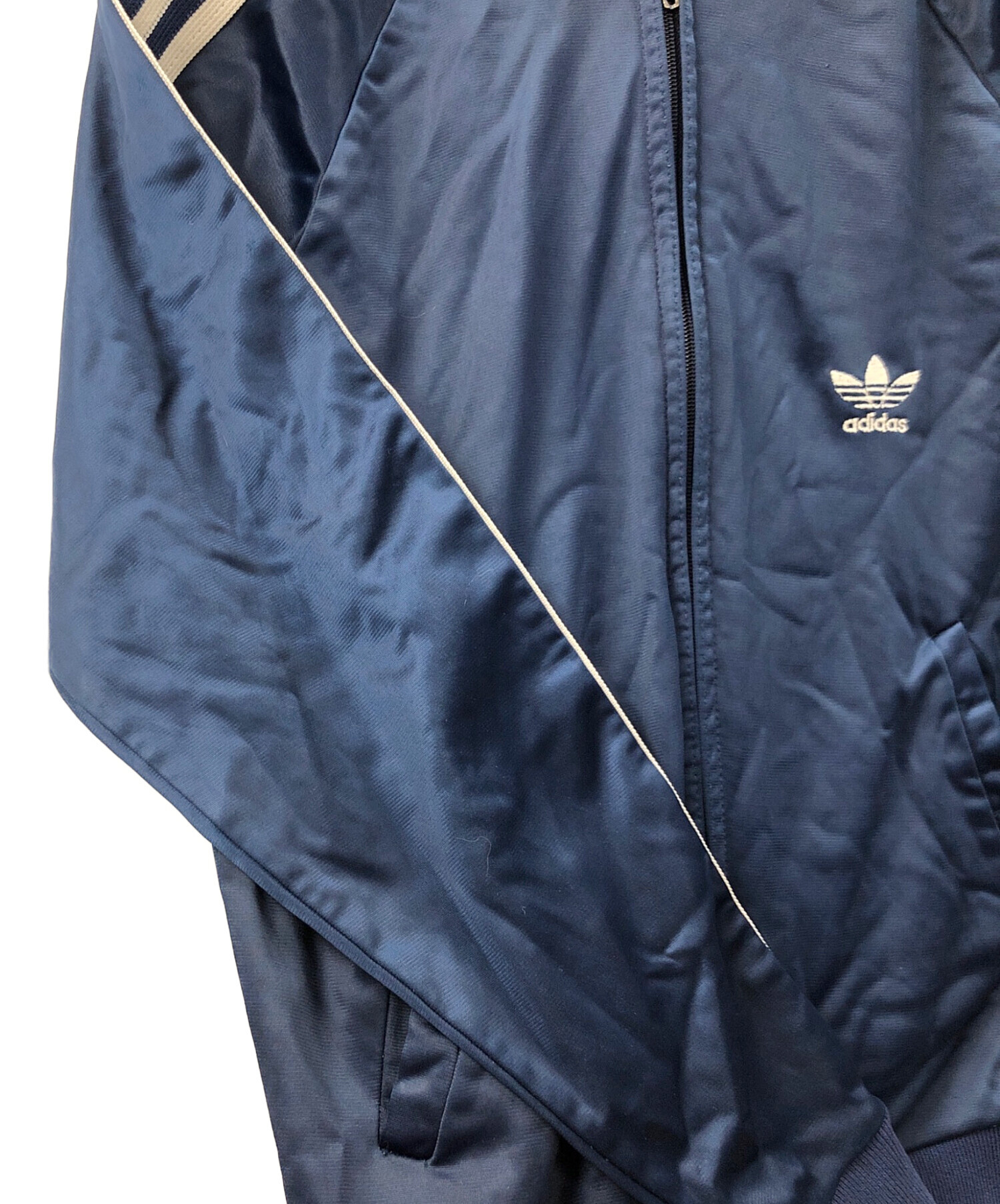 中古・古着通販】adidas (アディダス) トラックジャケット ネイビー