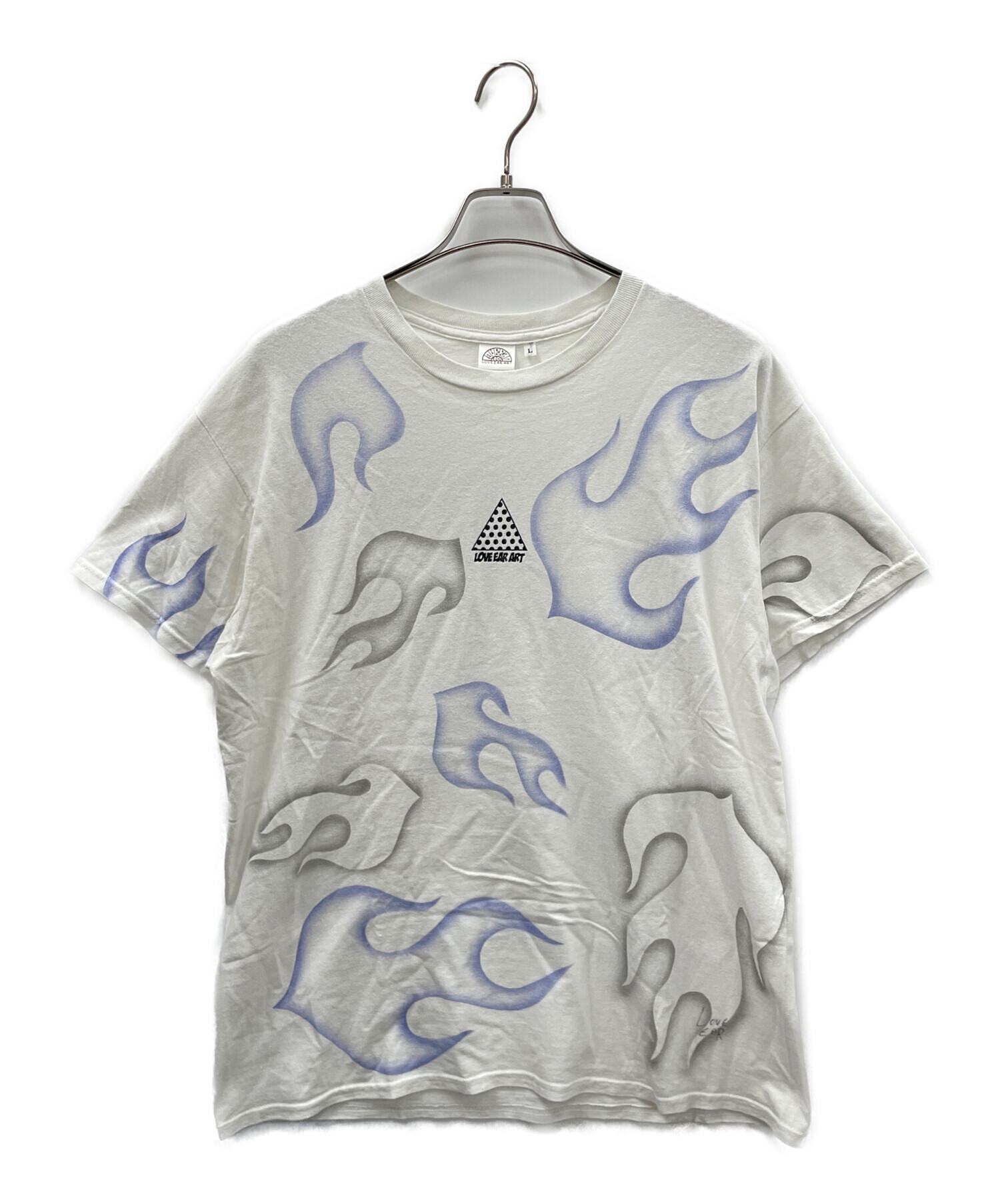 中古・古着通販】love ear art (ラブイヤーアート) プリントTシャツ