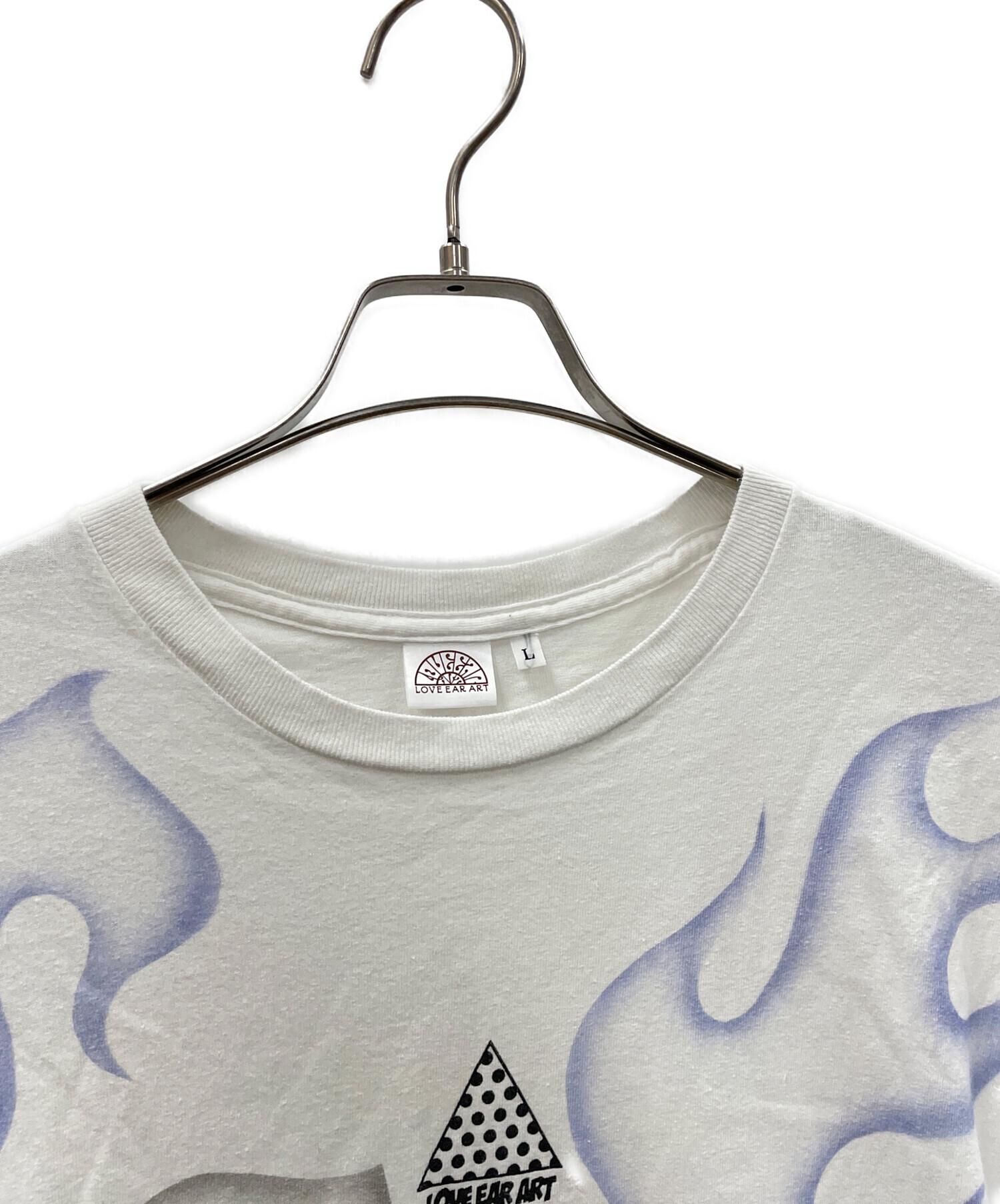 中古・古着通販】love ear art (ラブイヤーアート) プリントTシャツ