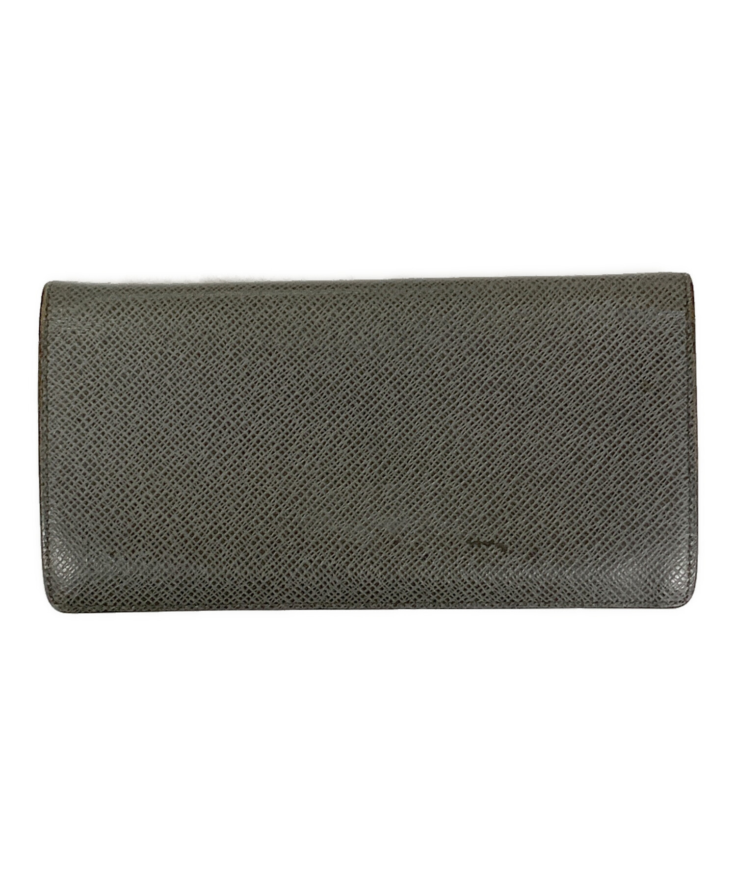 ルイヴィトン タイガ 長財布 ポルトフォイユ ブラザ M32653 中古・古着通販】LOUIS VUITTON (ルイ ヴィトン) 長財布 タイガ