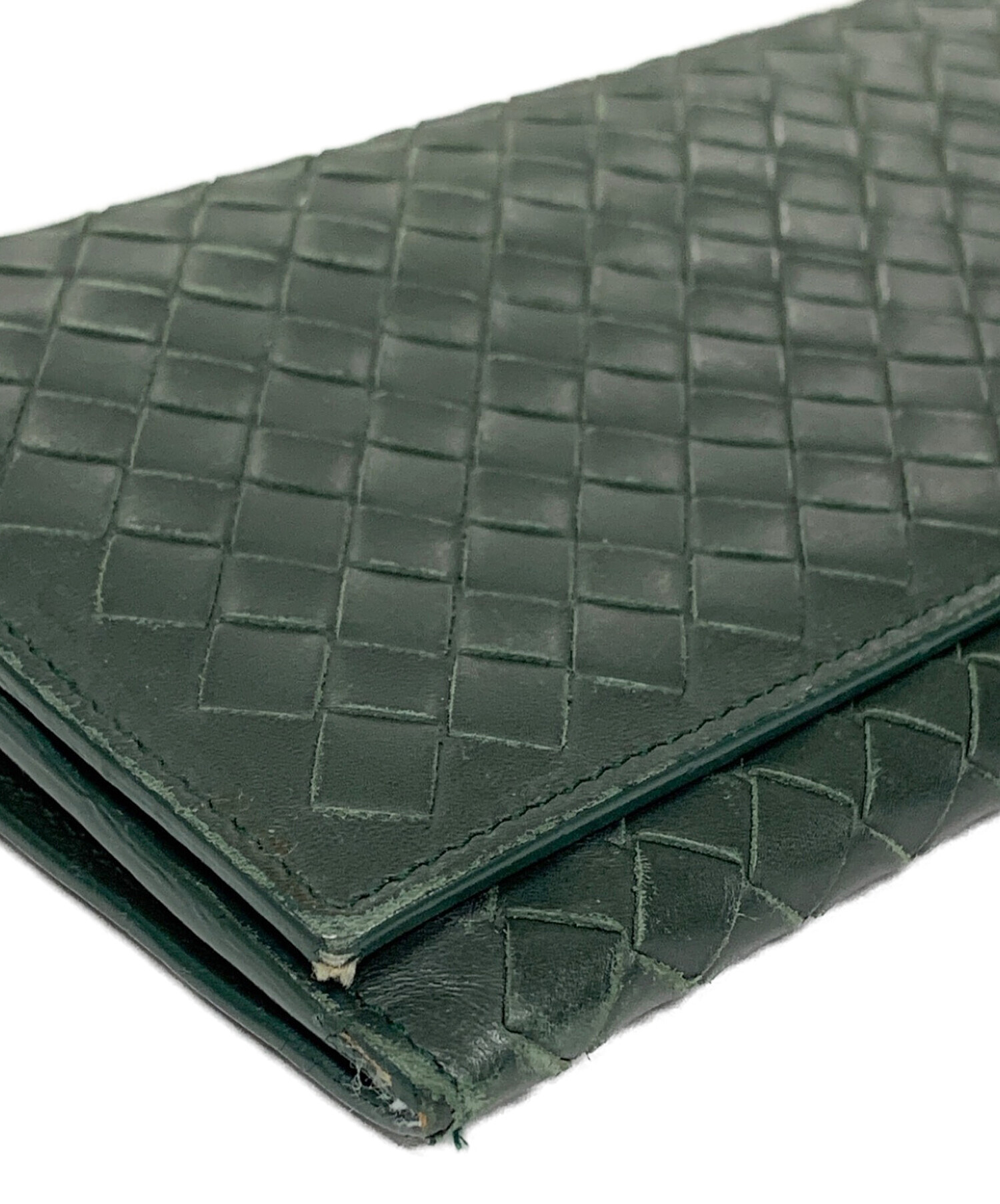 中古・古着通販】BOTTEGA VENETA (ボッテガベネタ) 長財布 イントレ