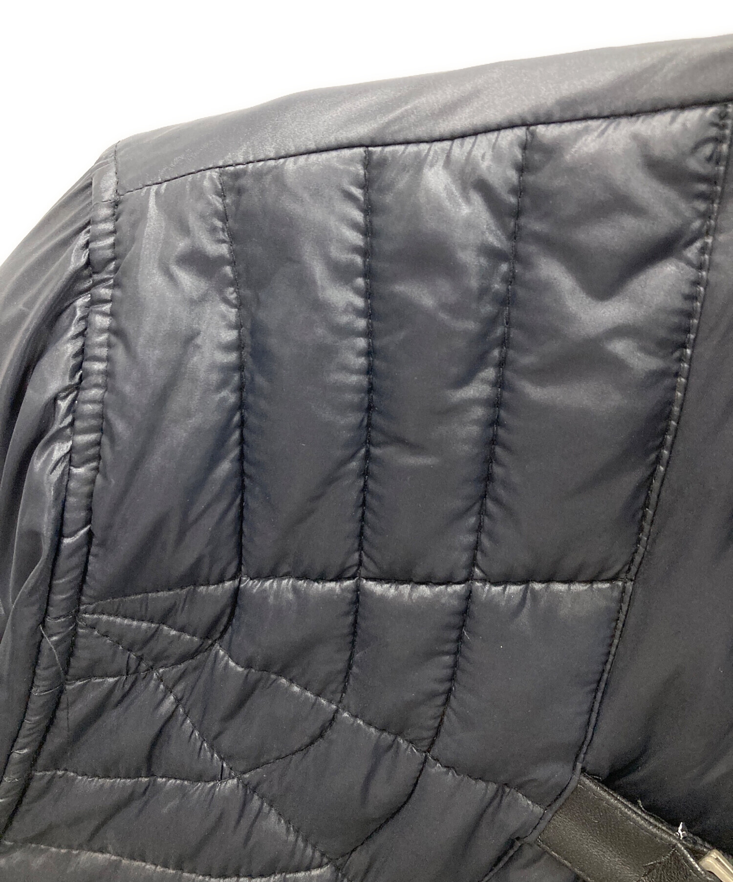 中古・古着通販】DIESEL (ディーゼル) 中綿ジャケット ブラック サイズ 