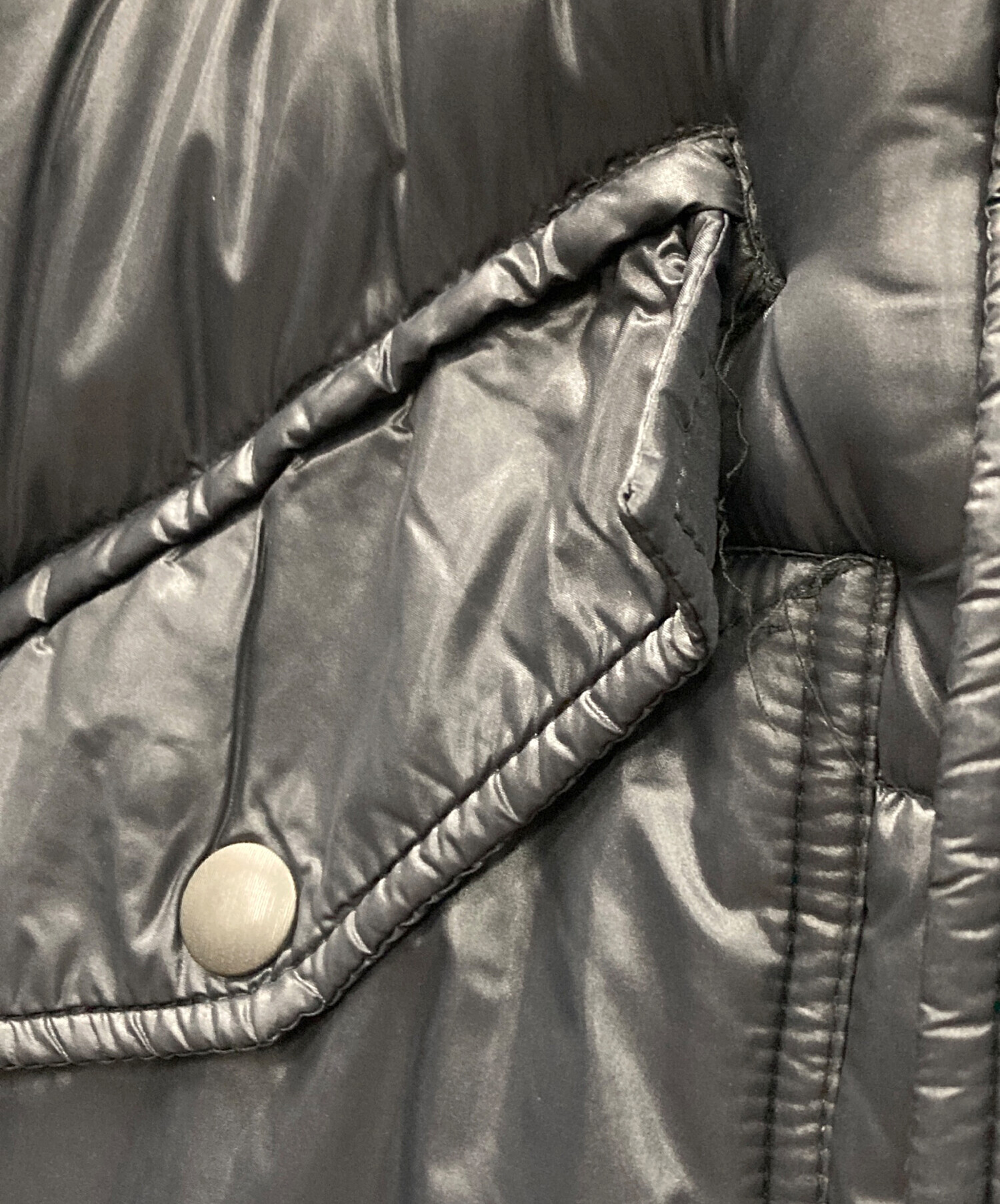 中古・古着通販】DIESEL (ディーゼル) 中綿ジャケット ブラック サイズ 
