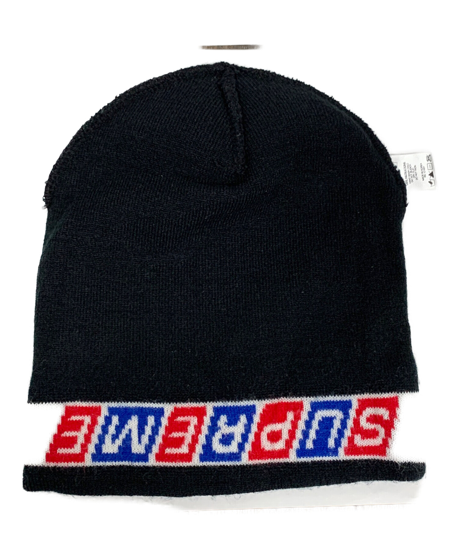 風*様 未使用20年前程購入supremeシュプリームニット帽 中古・古着通販】Supreme (シュプリーム) ニット帽 ブラック サイズ