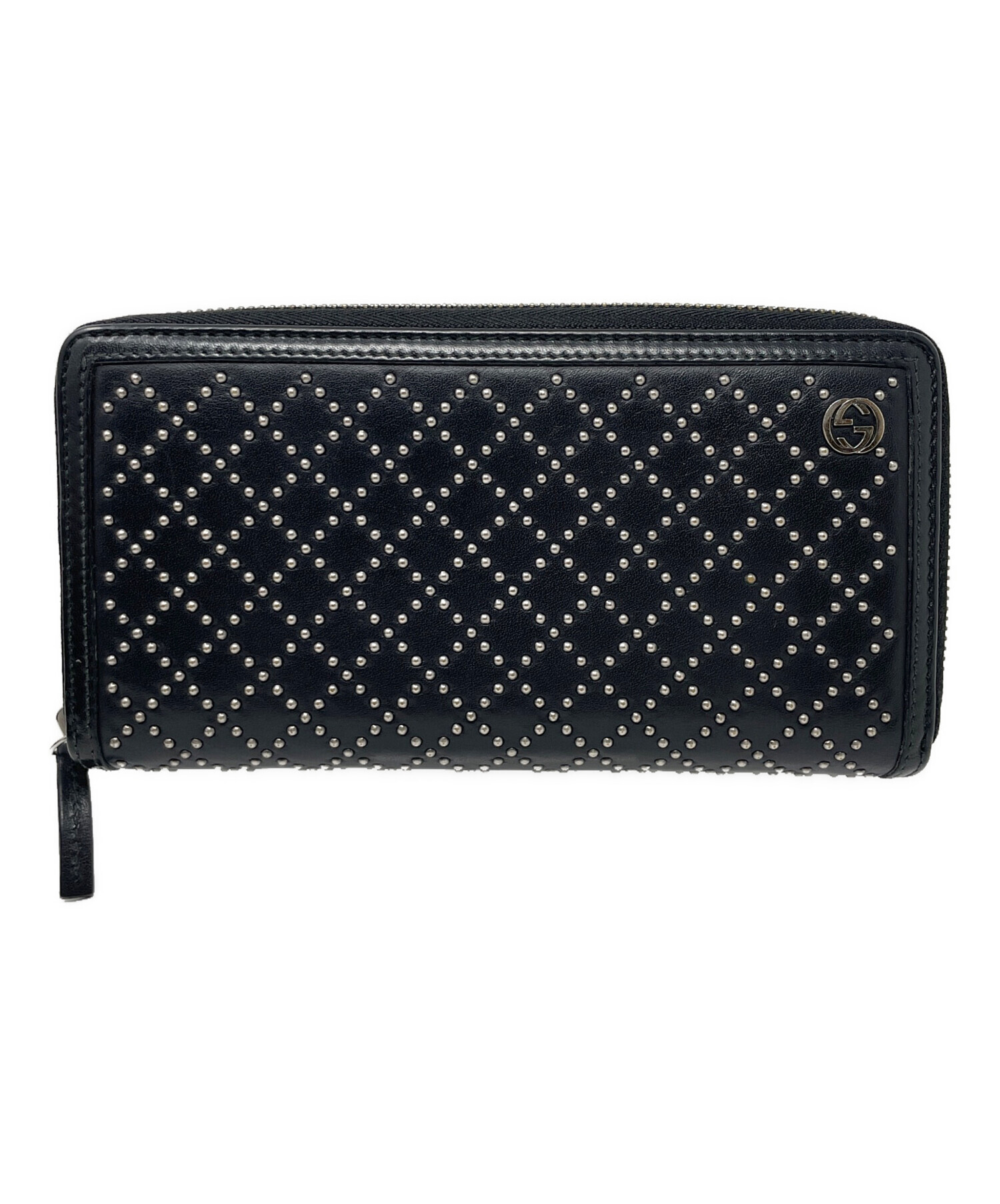 中古・古着通販】GUCCI (グッチ) 長財布 ディアマンテ スタッズ