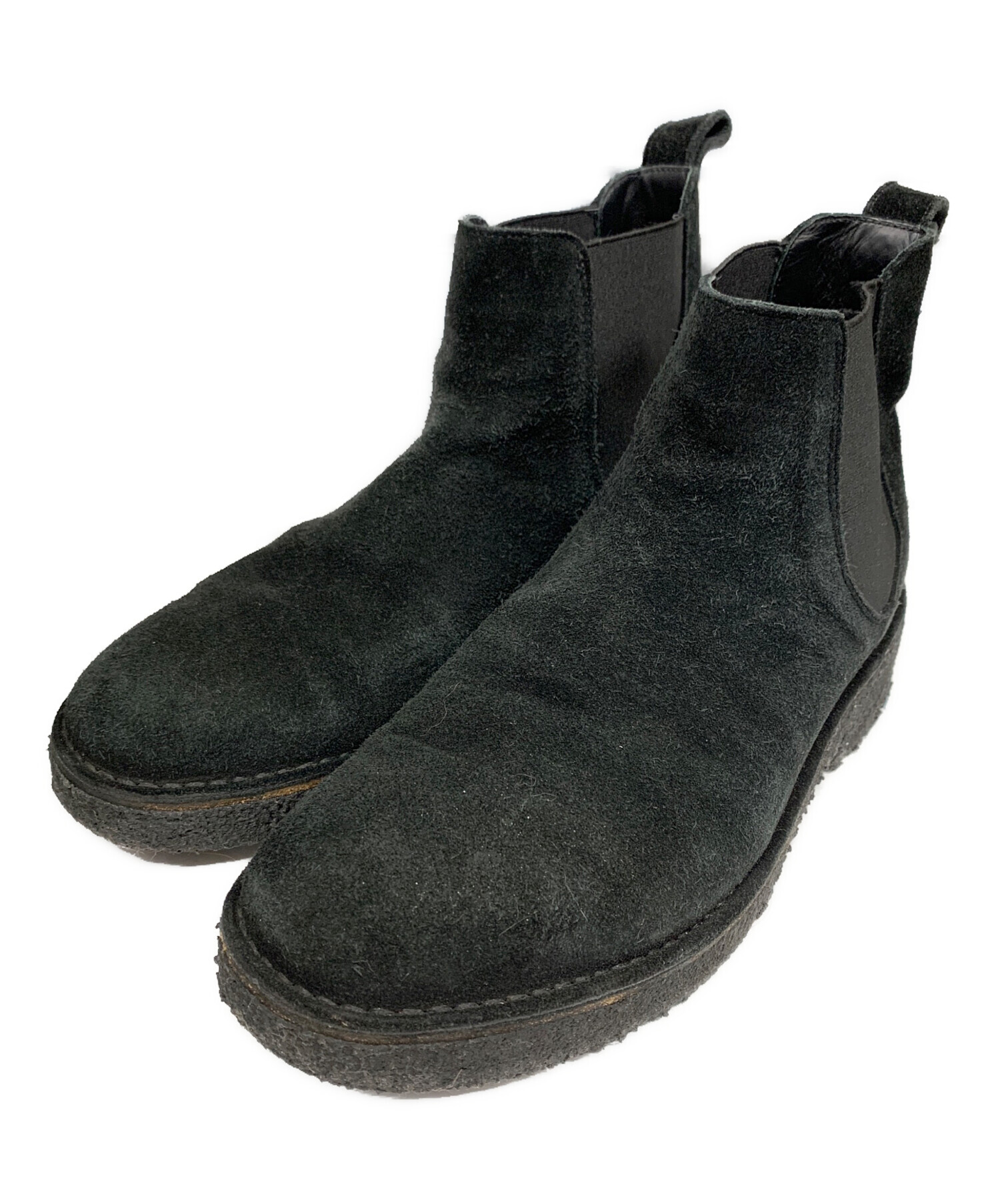 Clarks ブラック サイドゴアブーツ 中古・古着通販】CLARKS (クラークス) サイドゴアブーツ Desert