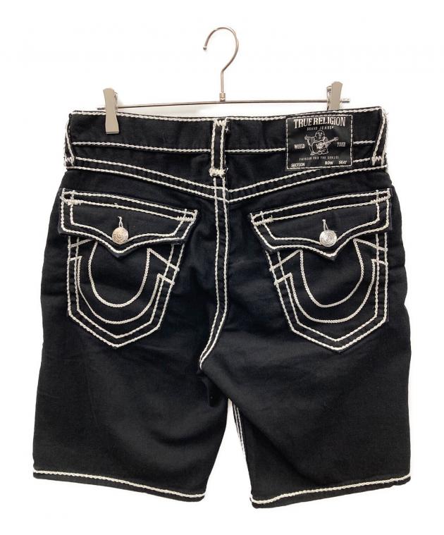 True Religion 黒デニムショートパンツTRUE RELIGION 中古・古着通販】TRUE RELIGION (トゥルー レリジョン) ショートパンツ
