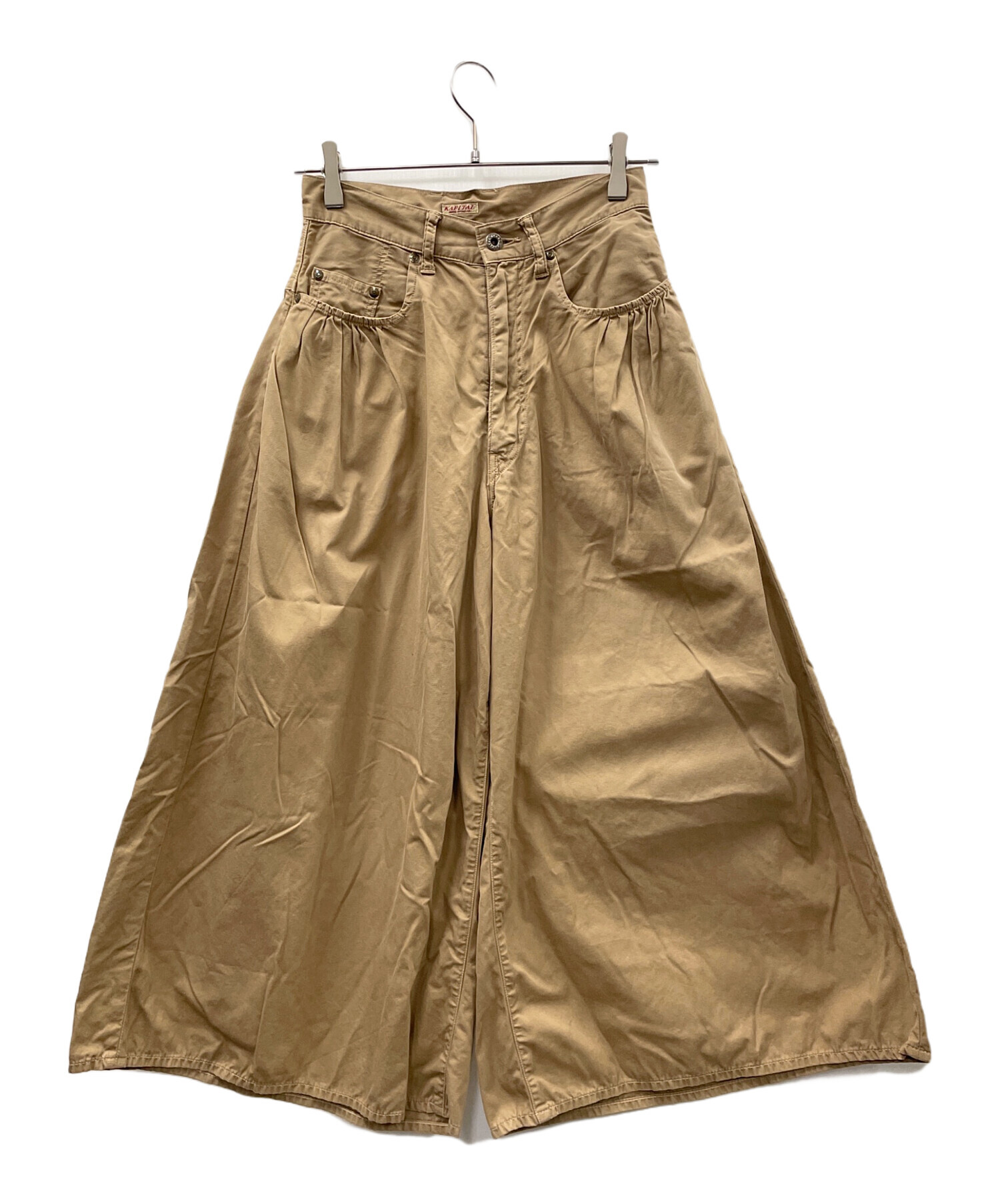 KAPITAL ベージュ　キャピタル 中古・古着通販】KAPITAL (キャピタル) ワイドパンツ ベージュ サイズ