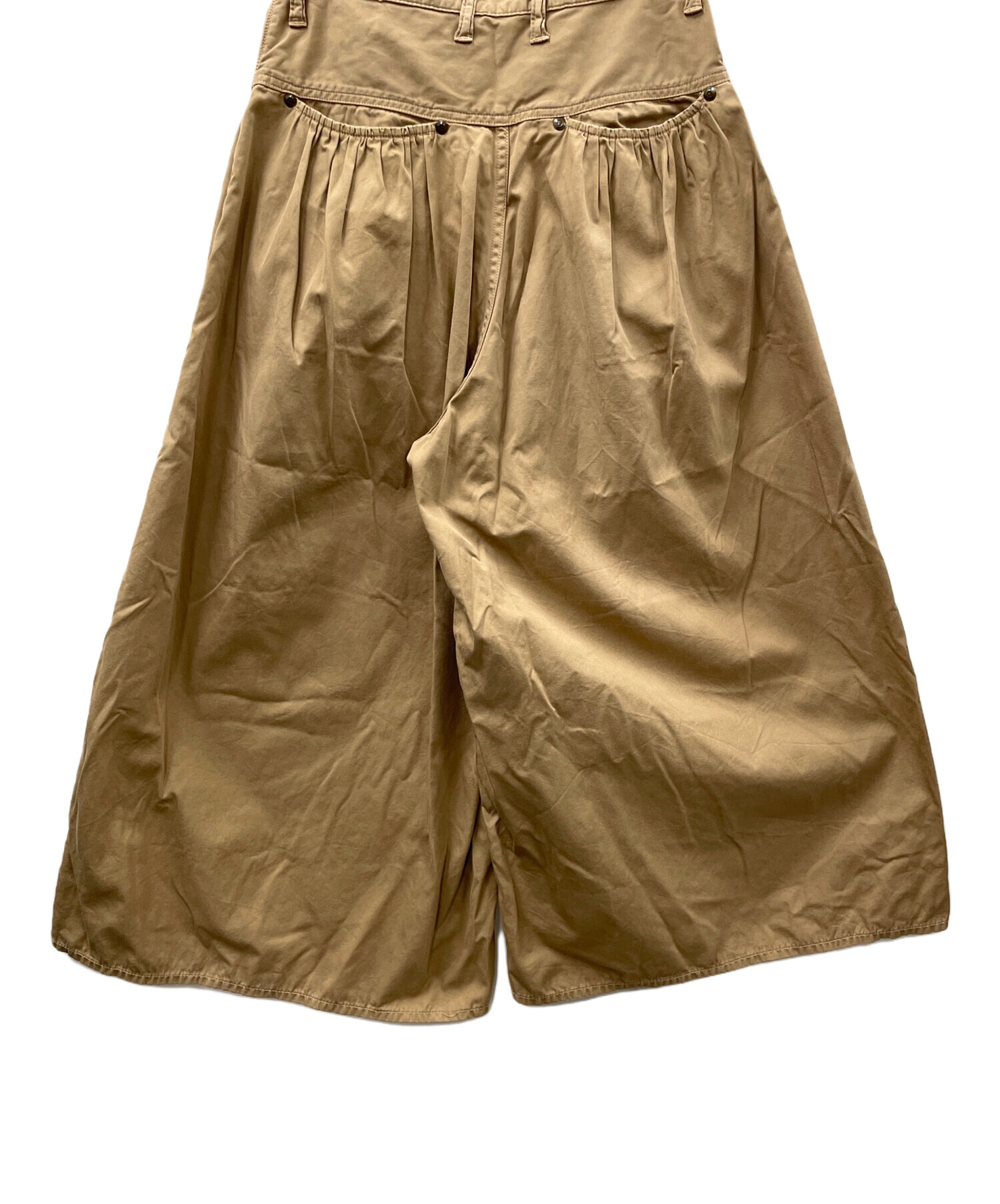 KAPITAL キャピタル WINDAY ハーフパンツ ベージュ 中古・古着通販】KAPITAL (キャピタル) ワイドパンツ ベージュ サイズ