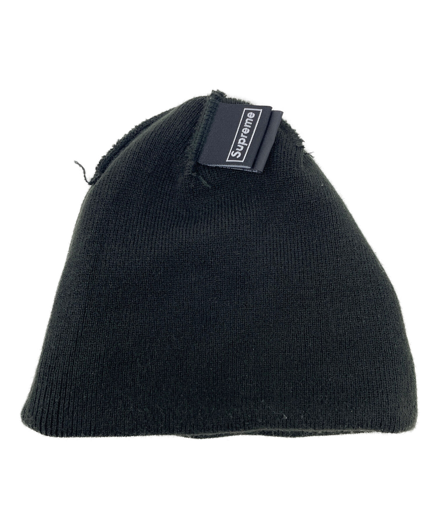 しん SUPREME ニット帽 グレー ブラック 中古・古着通販】New Era (ニューエラ) SUPREME (シュプリーム) ニット