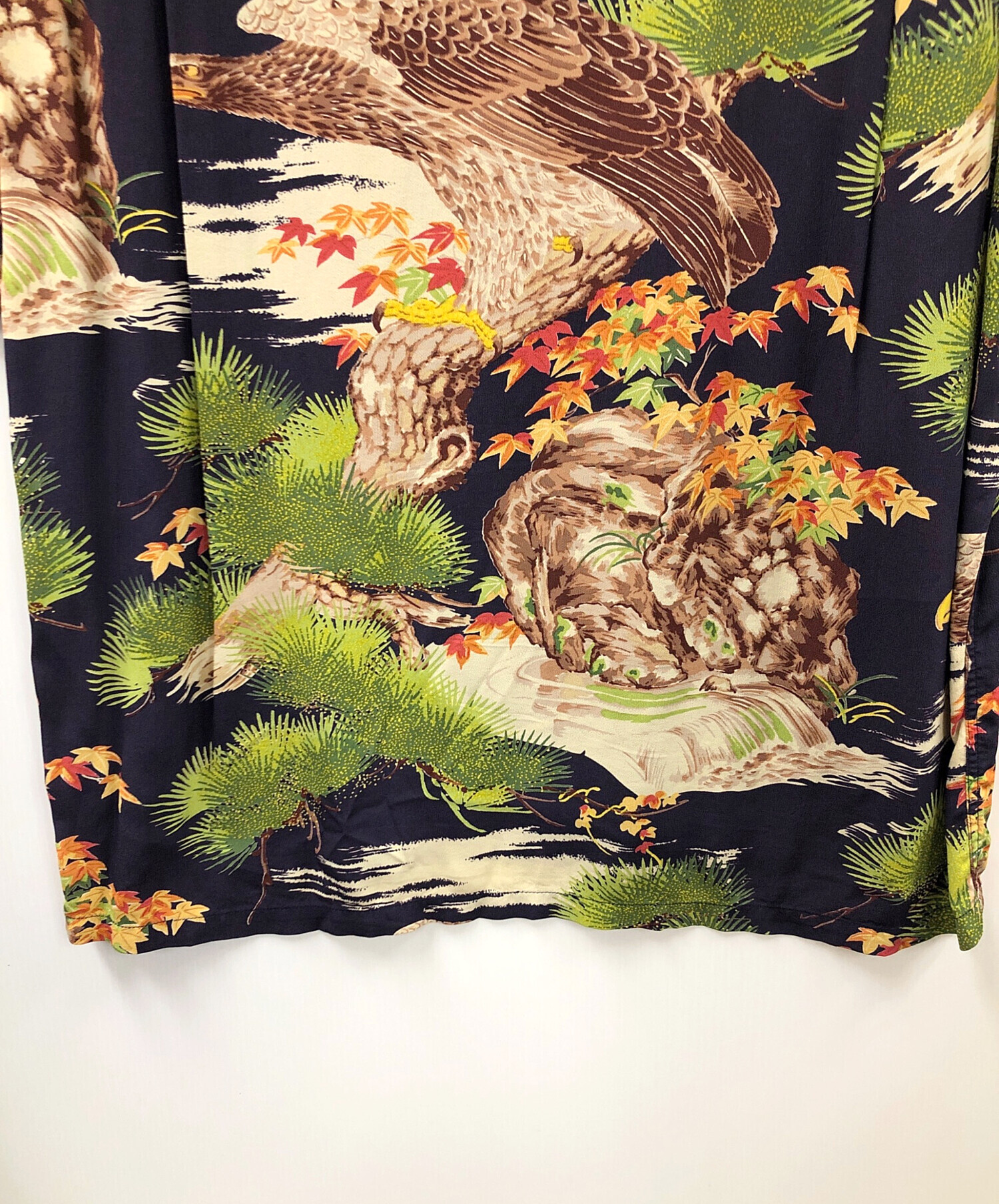 中古・古着通販】Sun Surf (サンサーフ) アロハシャツ ネイビー系 