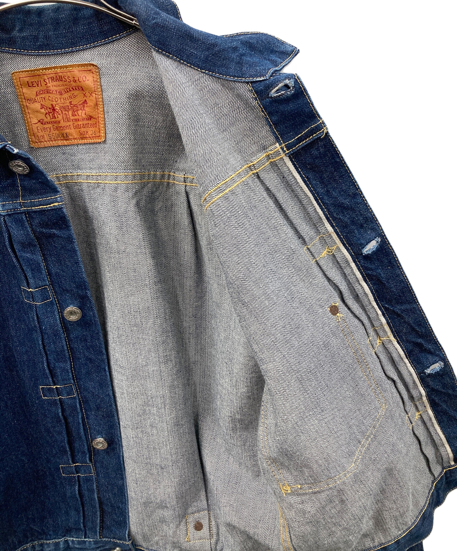 中古・古着通販】LEVI'S (リーバイス) デニムジャケット S506XX