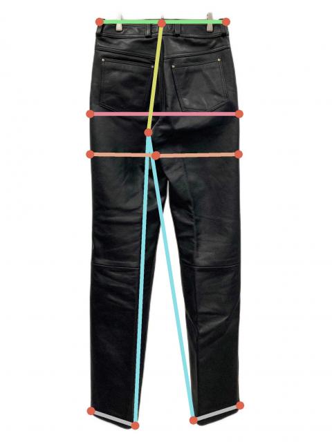 【tonta】Harley-Davidson レザーフレアパンツ 中古・古着通販】HARLEY-DAVIDSON (ハーレーダビッドソン) レザー