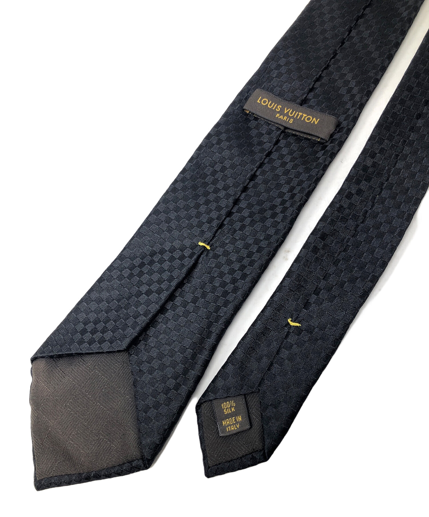 中古・古着通販】LOUIS VUITTON (ルイ ヴィトン) ネクタイ ブラック