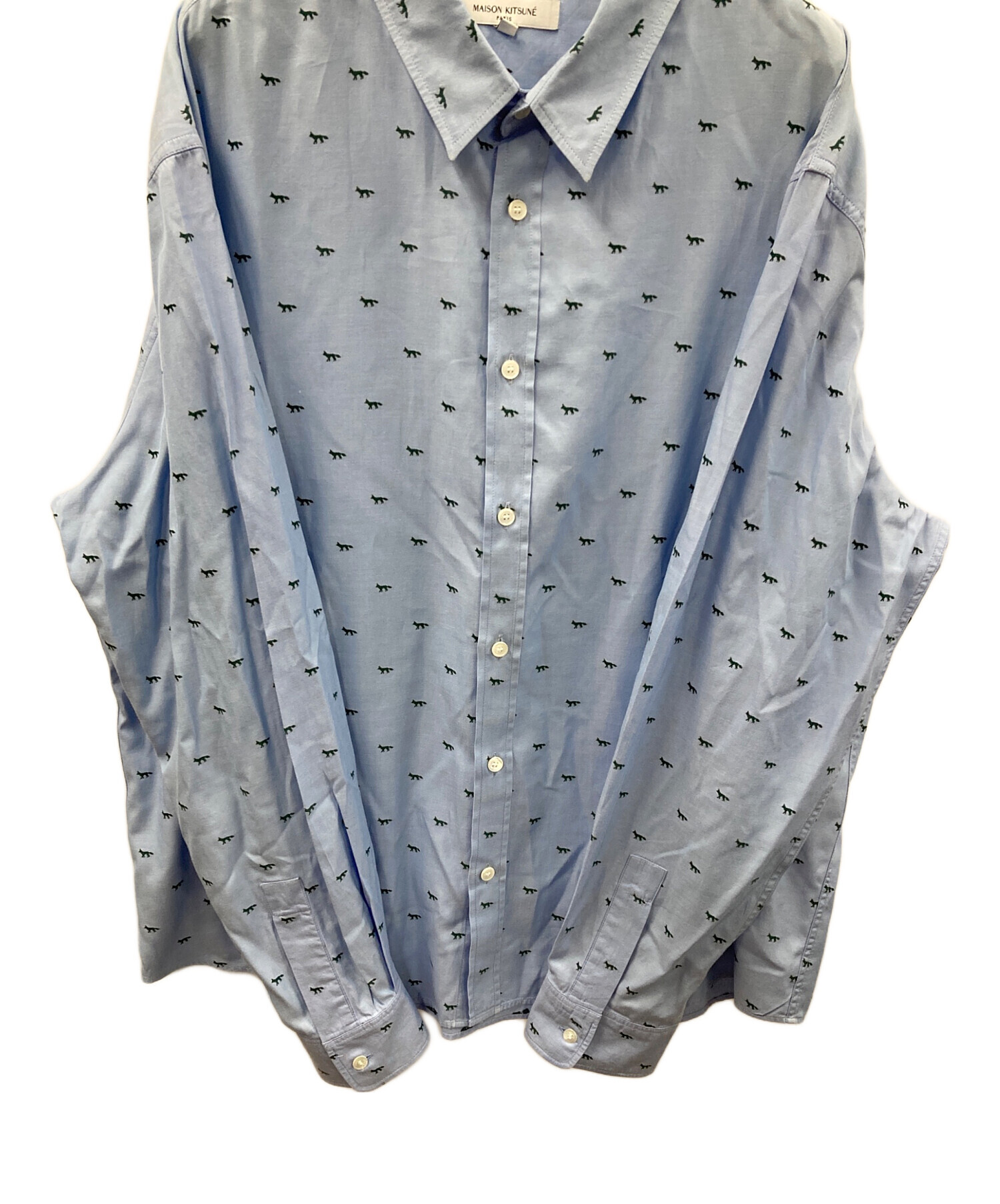 中古・古着通販】maison kitsune (メゾンキツネ) 長袖シャツ PROFILE