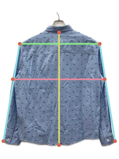 中古・古着通販】maison kitsune (メゾンキツネ) 長袖シャツ PROFILE