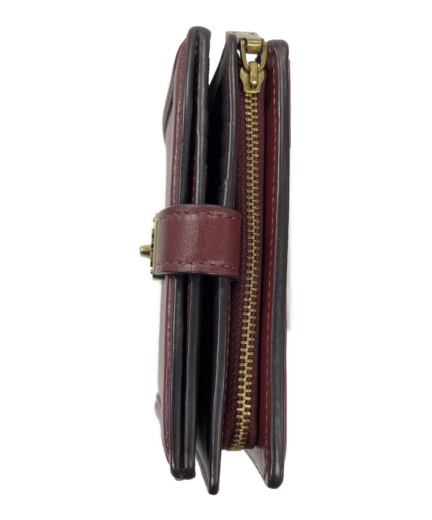 中古・古着通販】COACH (コーチ) 財布 ハットンウォレット レッド