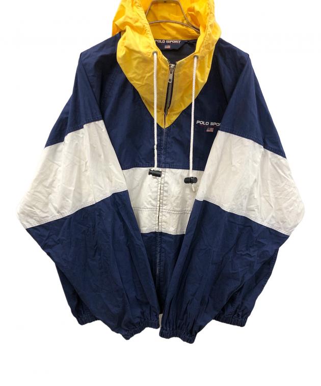 【中古・未使用品】HV Polo SOCIETY PAOLA ジップアップ ナイロンジャケット ライディング S ネイビー レディース 乗馬 馬術 中古・古着通販】POLO SPORT (ポロスポーツ) ナイロンジャケット