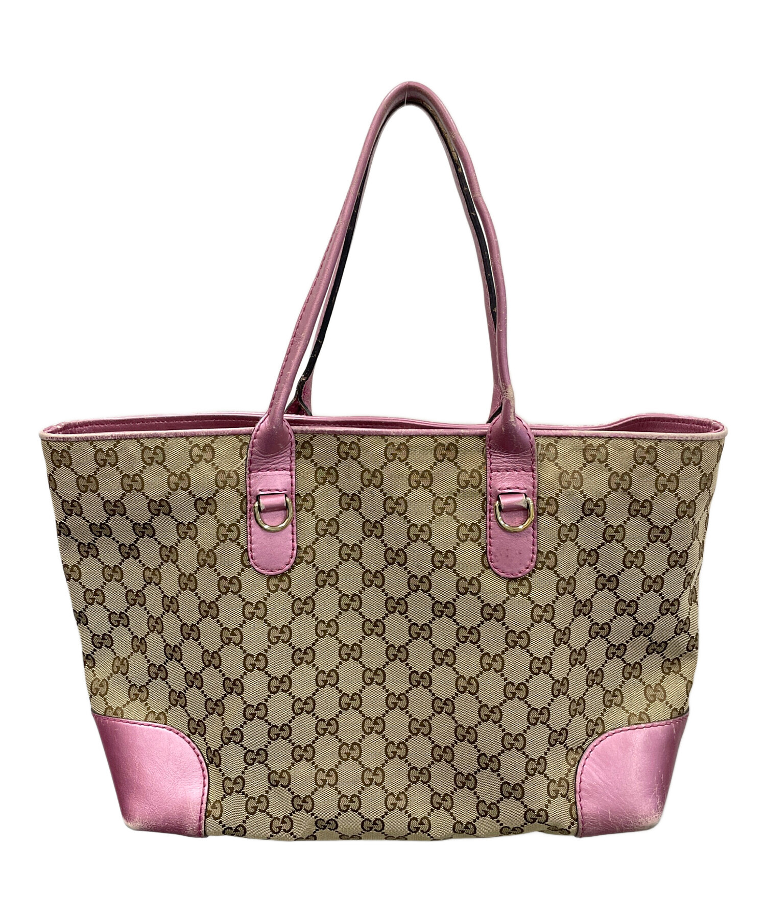 中古・古着通販】GUCCI (グッチ) GGキャンバス トートバッグ ハート