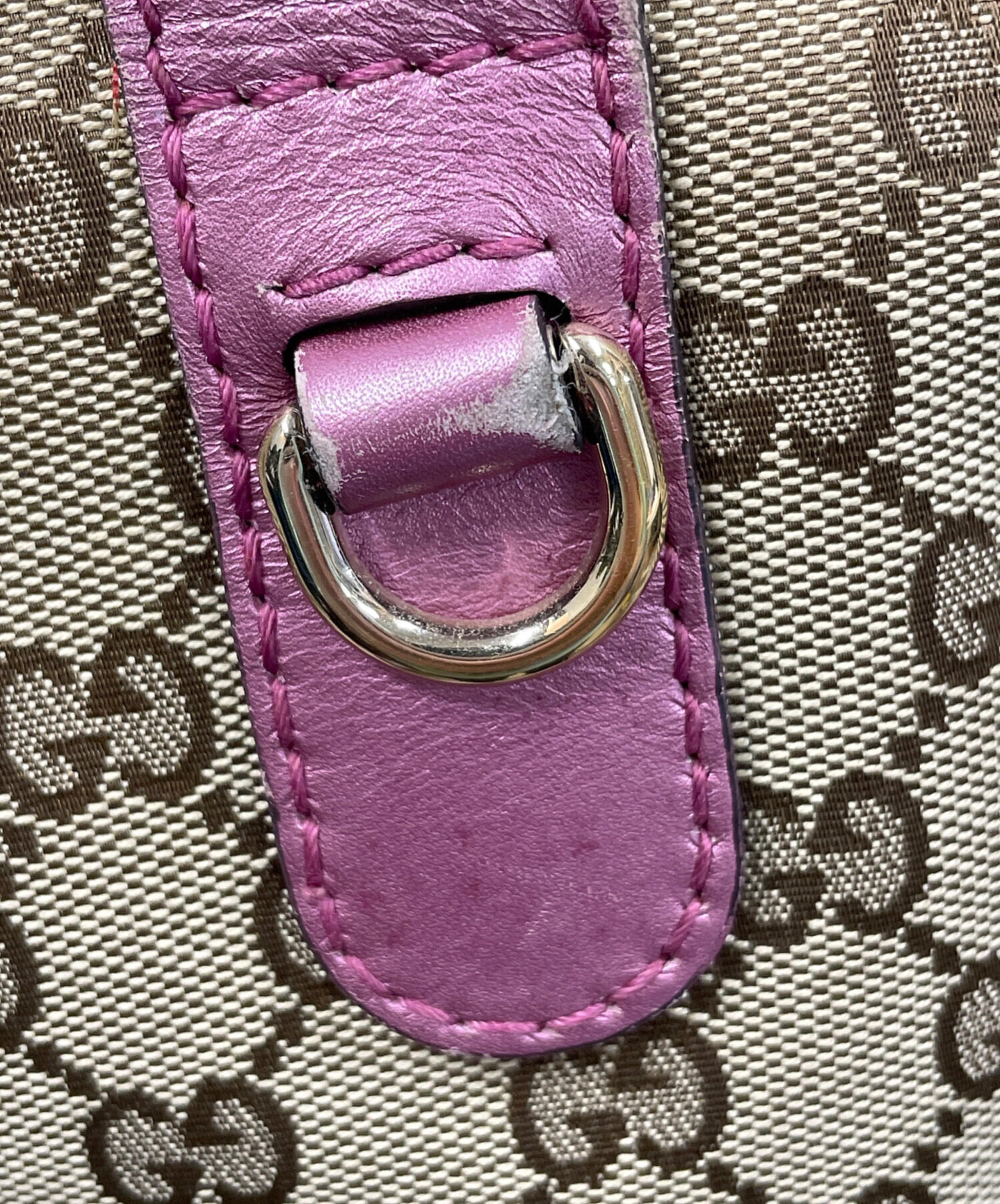 中古・古着通販】GUCCI (グッチ) GGキャンバス トートバッグ ハート