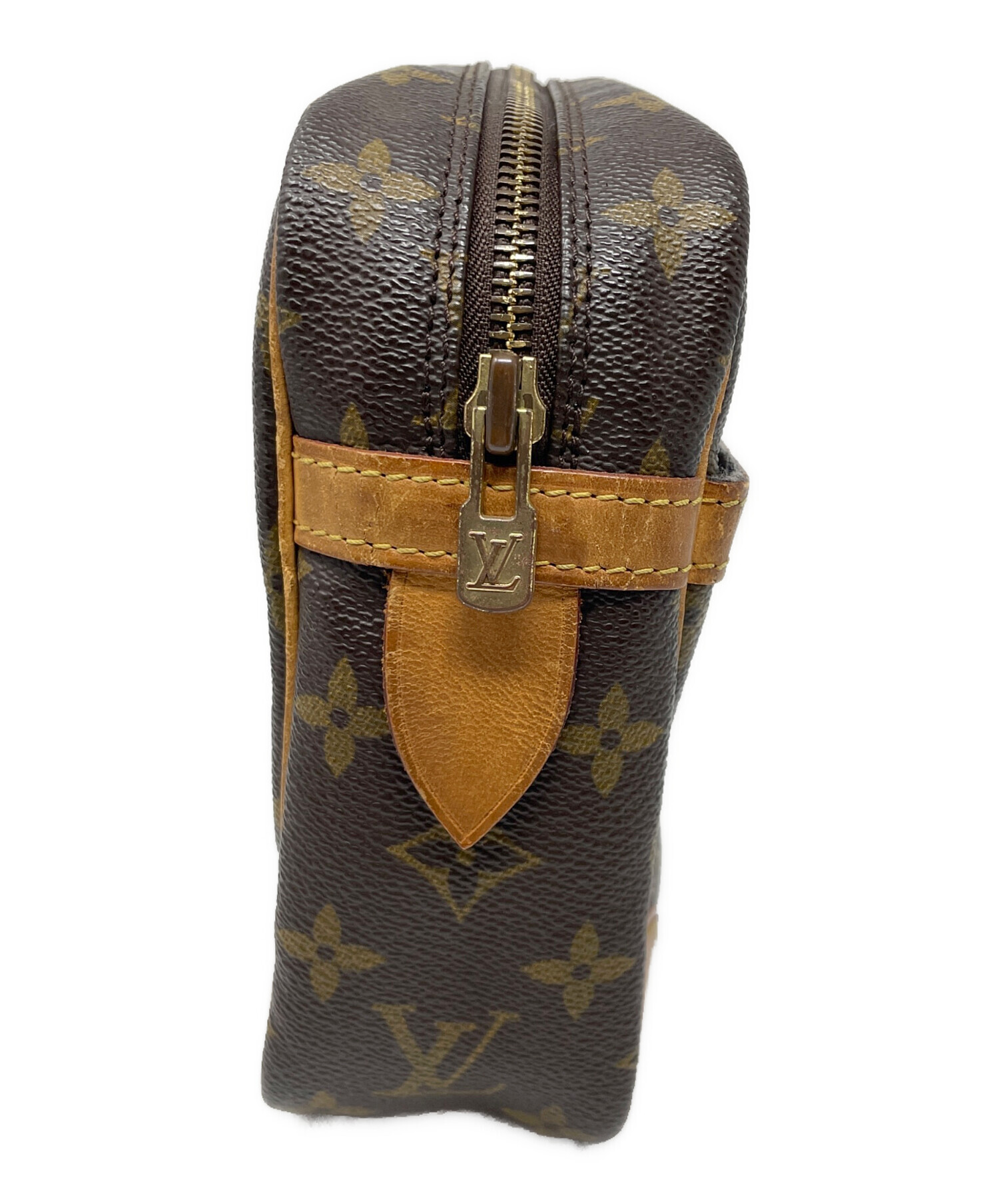 ルイヴィトン クラッチバッグ モノグラム ロゴ ブラウン コンピエーニュ28 中古・古着通販】LOUIS VUITTON (ルイ ヴィトン) クラッチバッグ