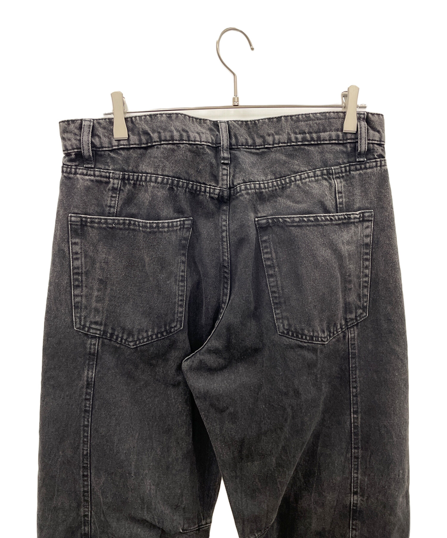 中古・古着通販】ZARA (ザラ) ポケットデニムパンツ ブラック サイズ 