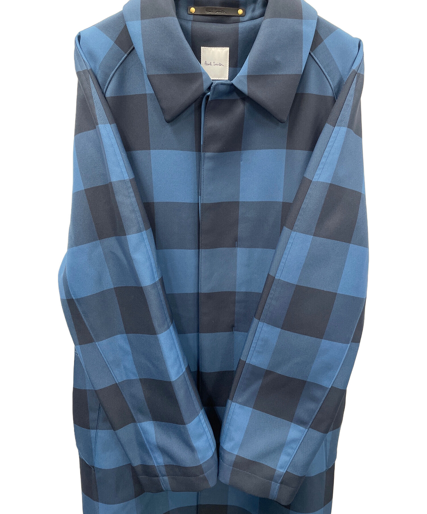 Paul Smith ピーコート ブロックチェック柄 中古・古着通販】PAUL SMITH (ポールスミス) ブロックチェック ステン