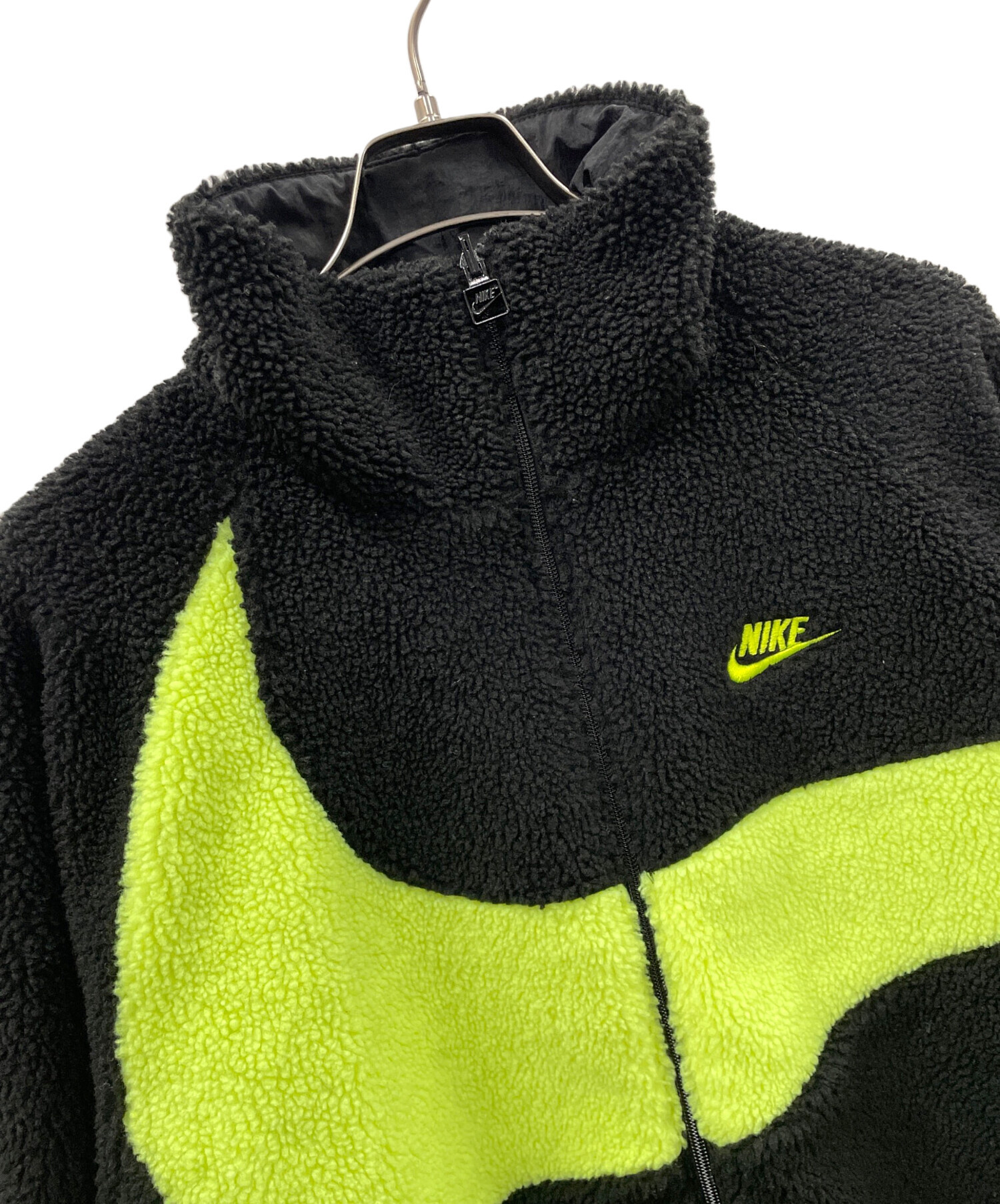 中古・古着通販】NIKE (ナイキ) リバーシブルジャケット ブラック