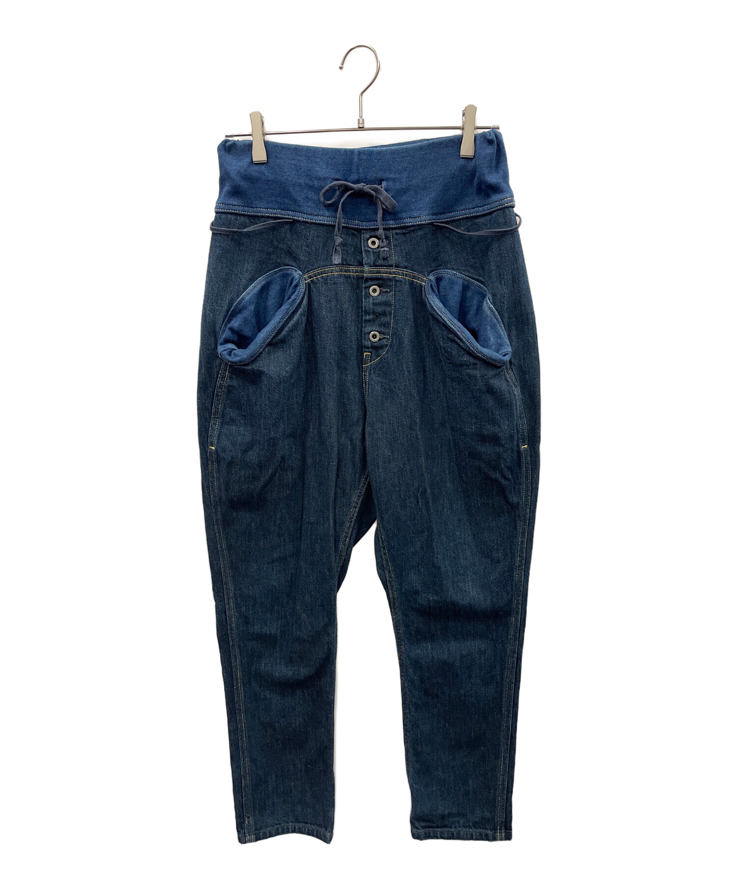 中古・古着通販】KAPITAL (キャピタル) デニムサルエルヌーベルパンツ