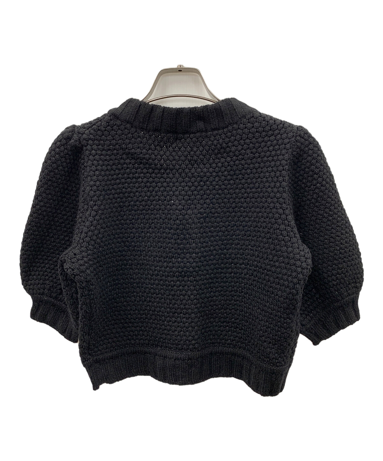 BURBERRY BLUE LABEL ブラックニット 38 中古・古着通販】BURBERRY BLUE LABEL (バーバリー ブルー レーベル