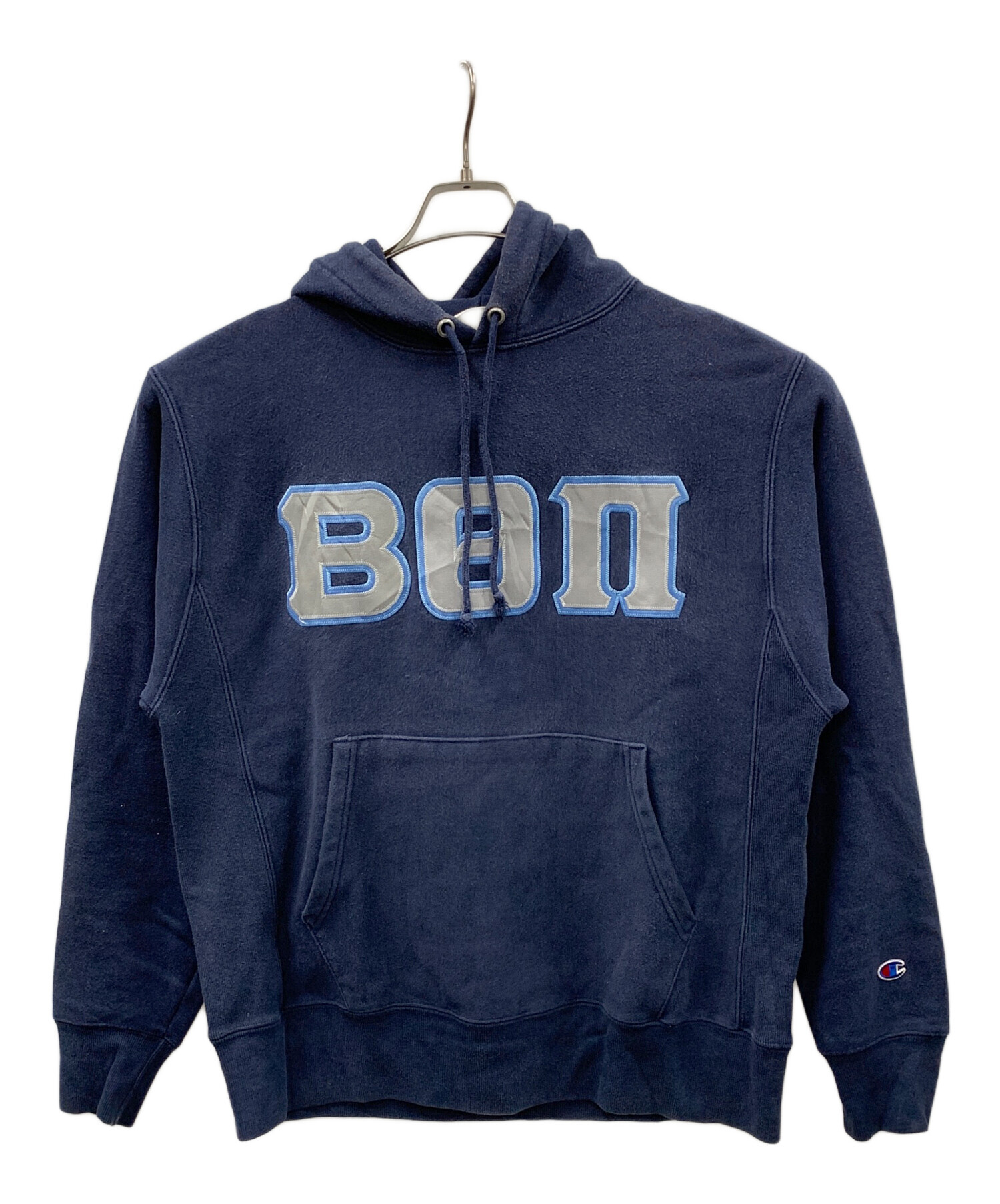 Champion Reverse Weave パーカー 青 中古・古着通販】Champion REVERSE WEAVE (チャンピオン リバース