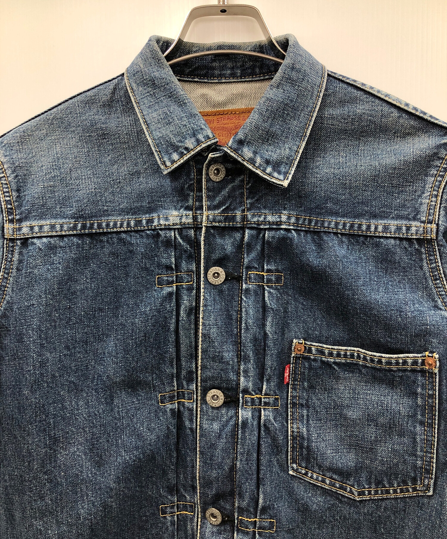 中古・古着通販】LEVI'S (リーバイス) デニムジャケット インディゴ
